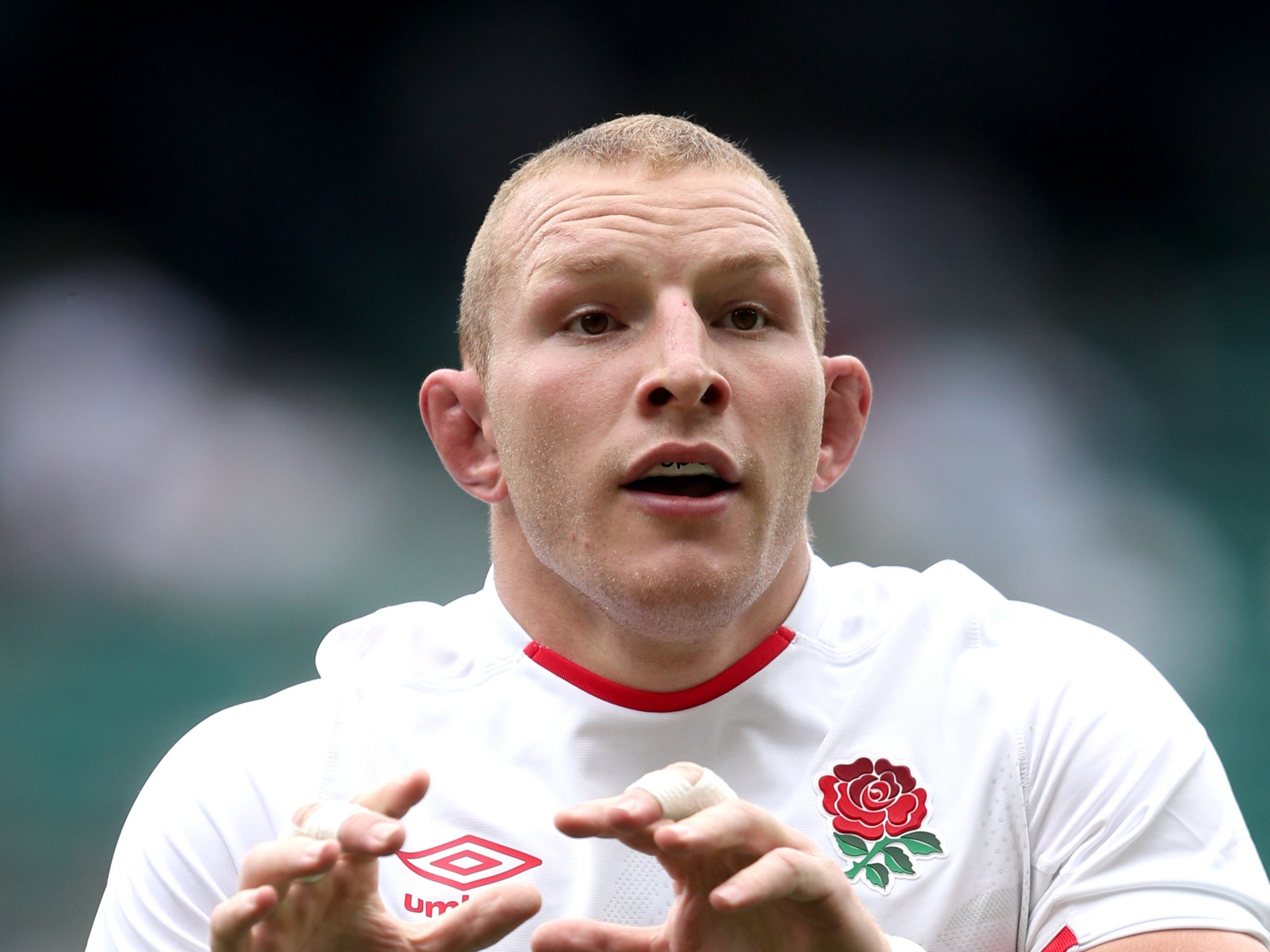 England’s Sam Underhill is among rugby stars to have featured in a video encouraging young people to be vaccinated against the coronavirus (David Davies/PA)