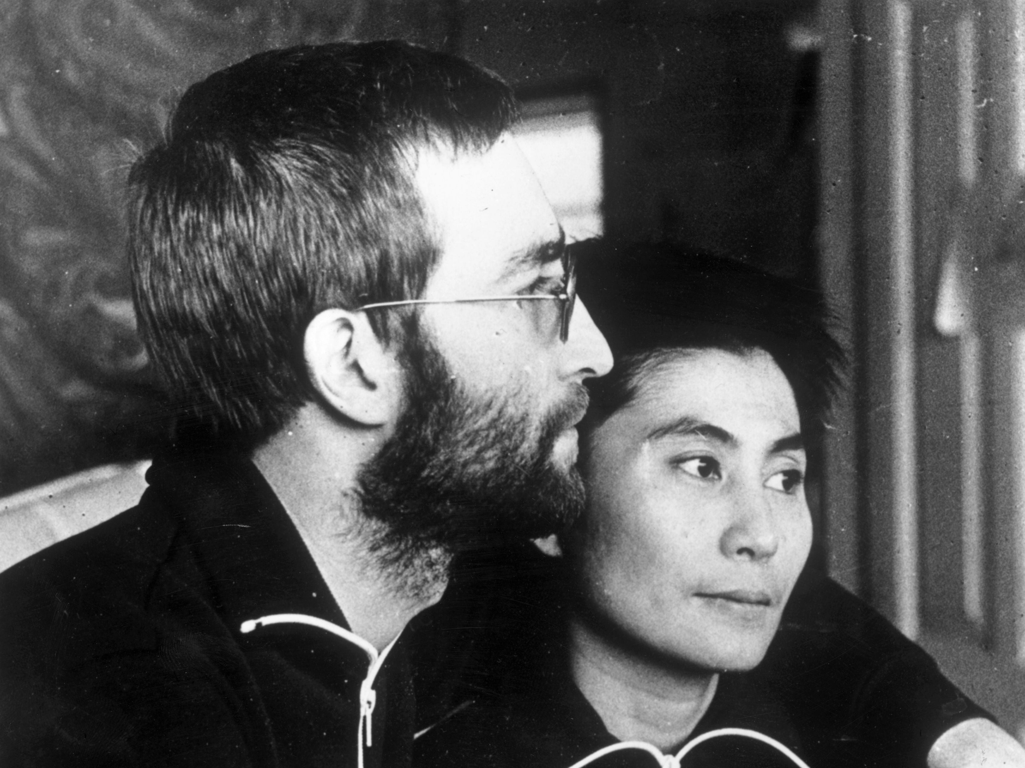 Lennon and Ono in 1970, a decade before Chapman - obsessed with both Lennon and the Catcher in the Rye - shot the musician dead on 8 December 1980
