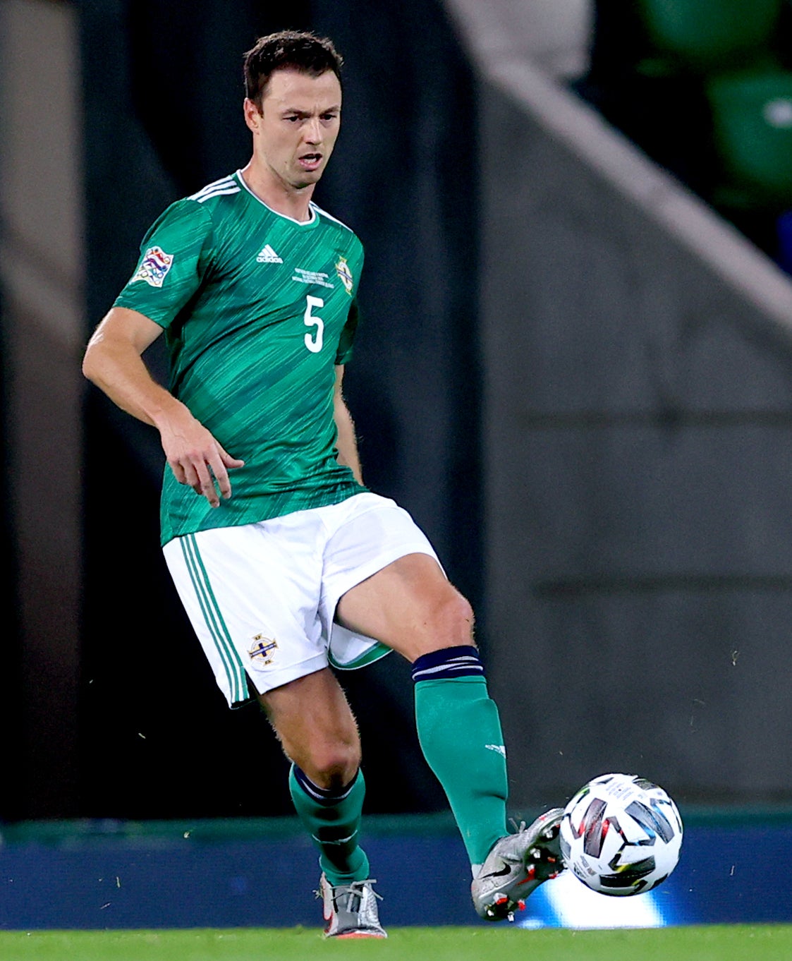 Jonny Evans is back in the Northern Ireland squad for next month’s World Cup qualifiers (Liam McBurney/PA)