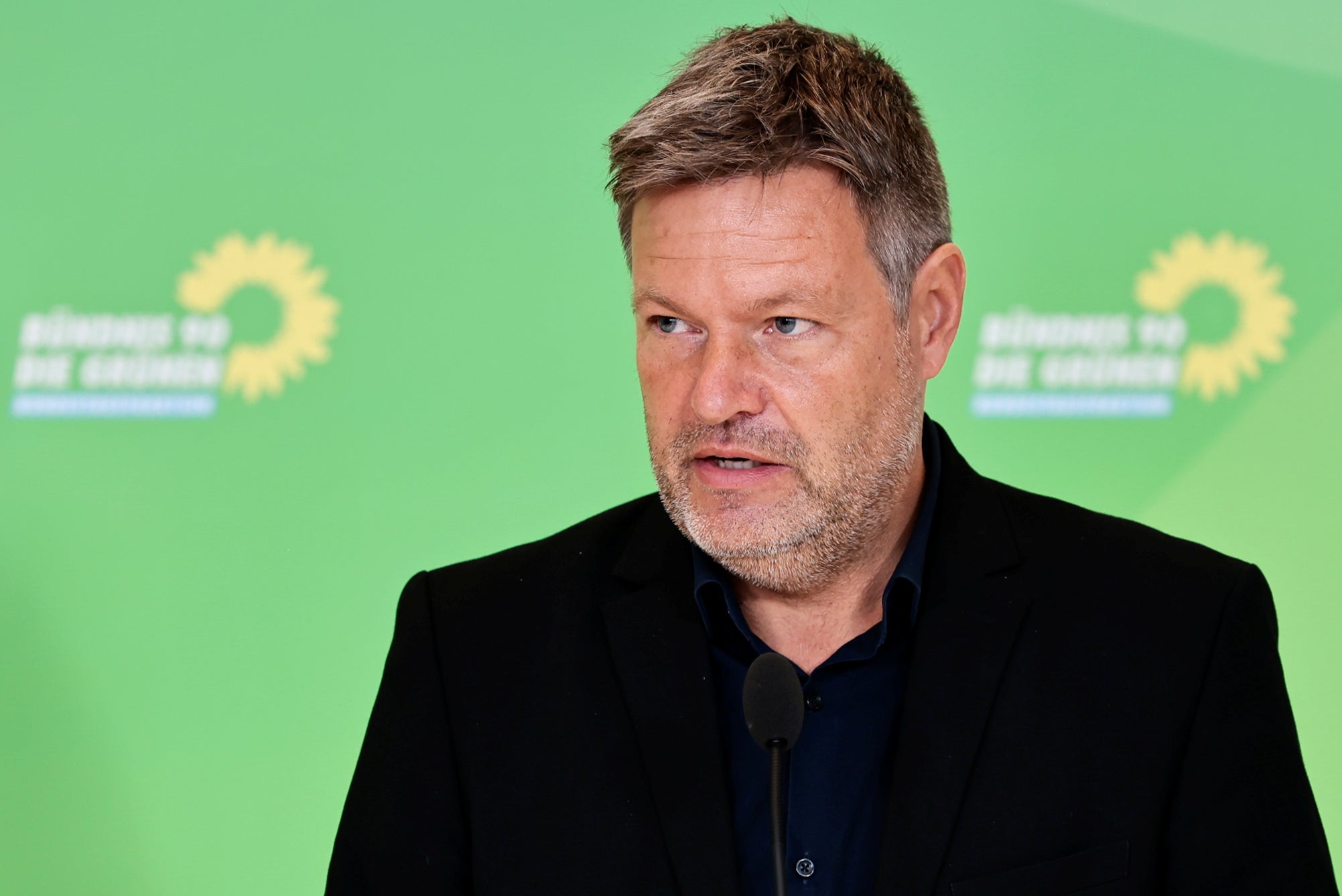 Greens party co-leader Robert Habeck is unlikely to want to share power with the CDU/CSU