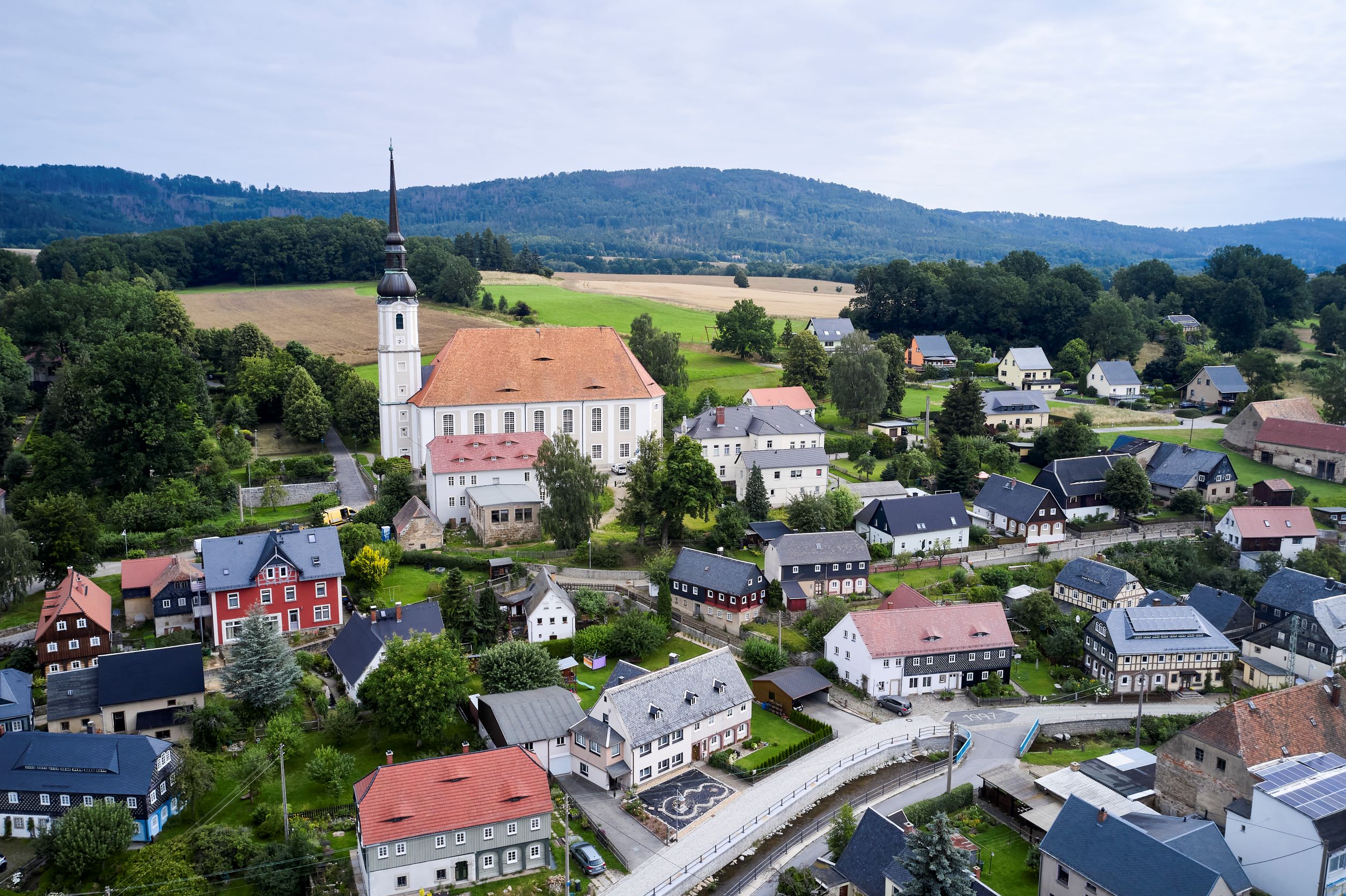 Dorfkirche Cunewalde, Germany’s largest village church