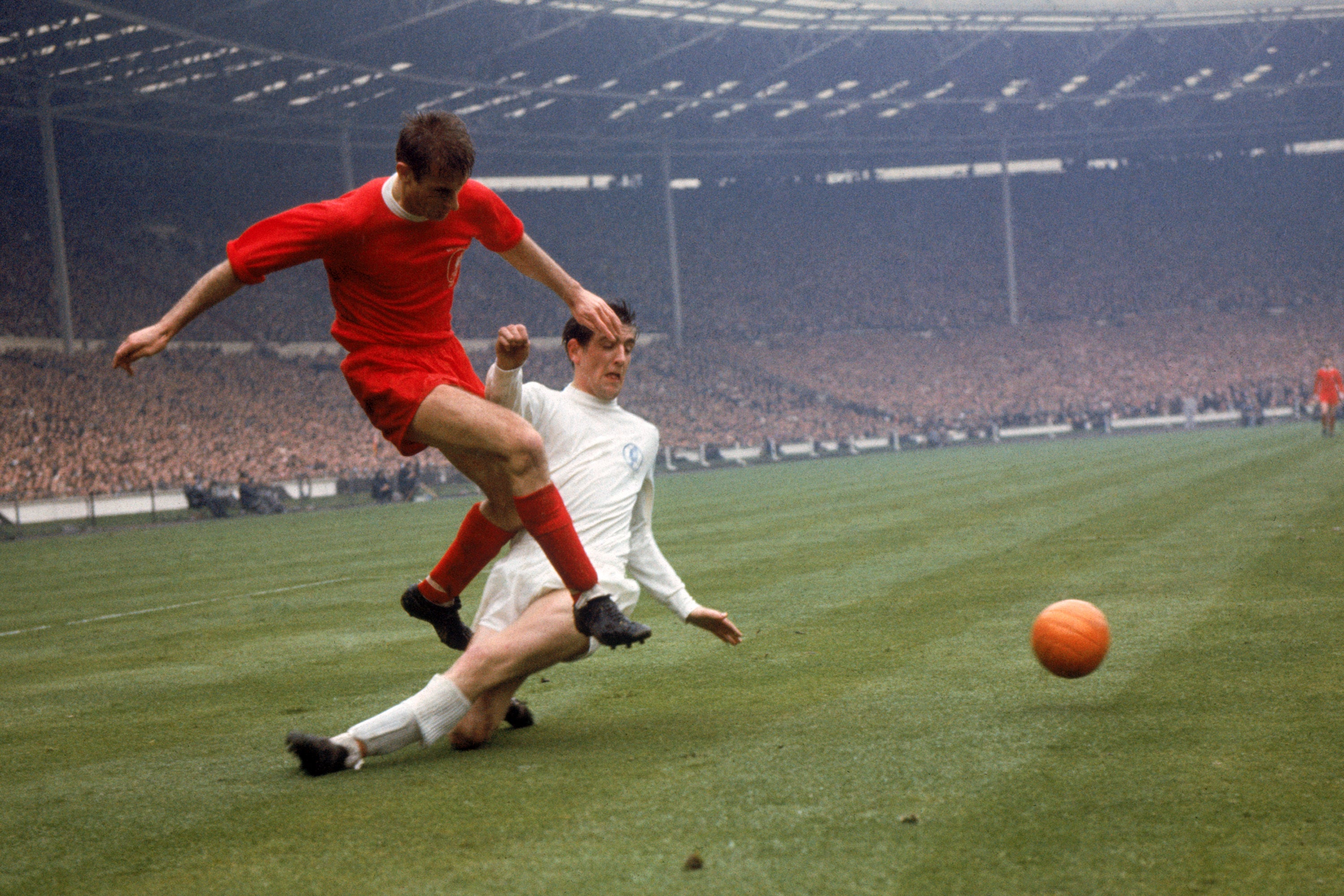 Hunt was on the scoresheet against Leeds in the 1965 FA Cup final