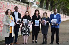 ‘We’ve been locked out’: Covid bereaved families meet with Boris Johnson after 400 days