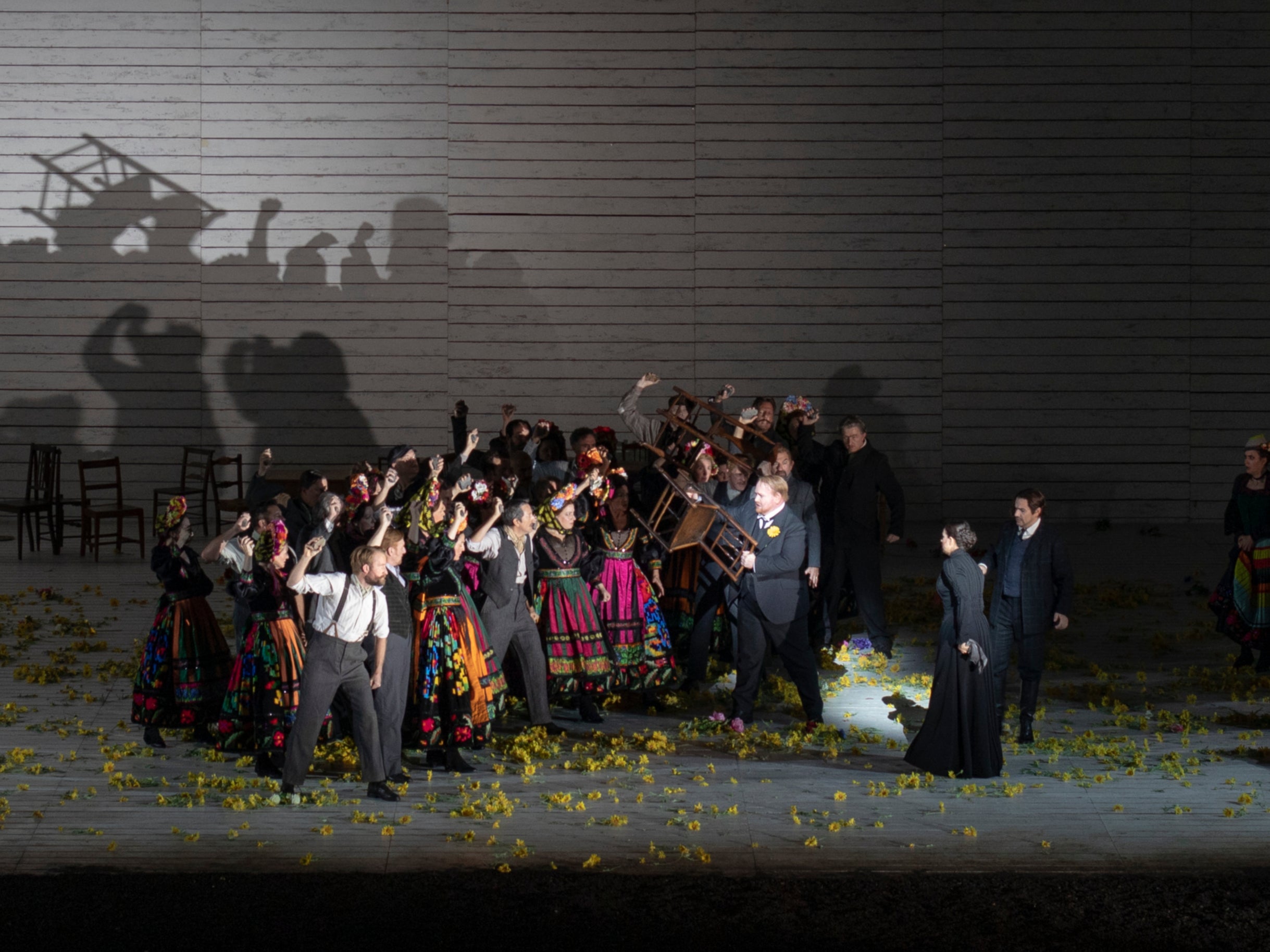 A scene from the Royal Opera House’s production of Jenufa