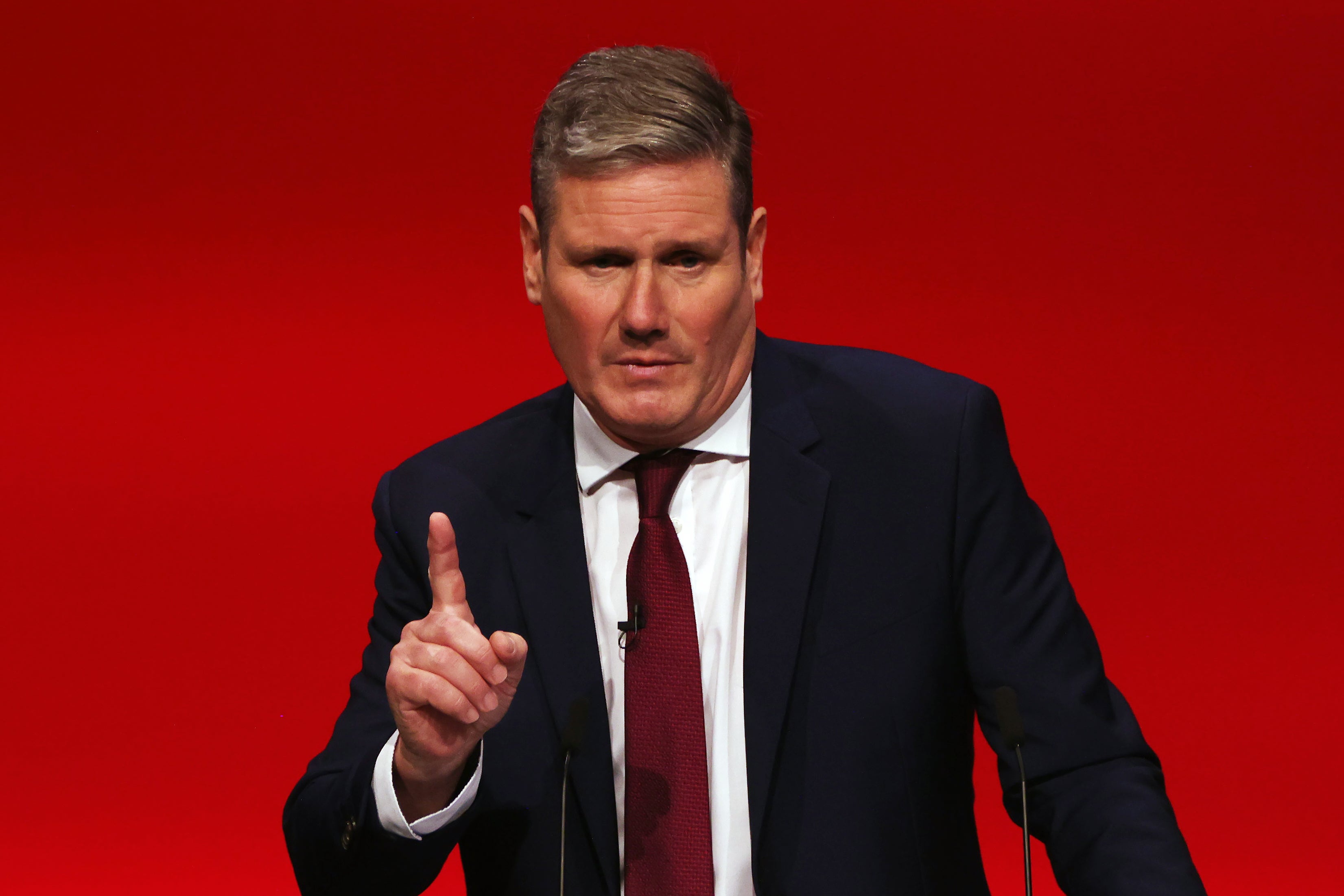 Starmer delivers his keynote speech to Labour Conference in Brighton