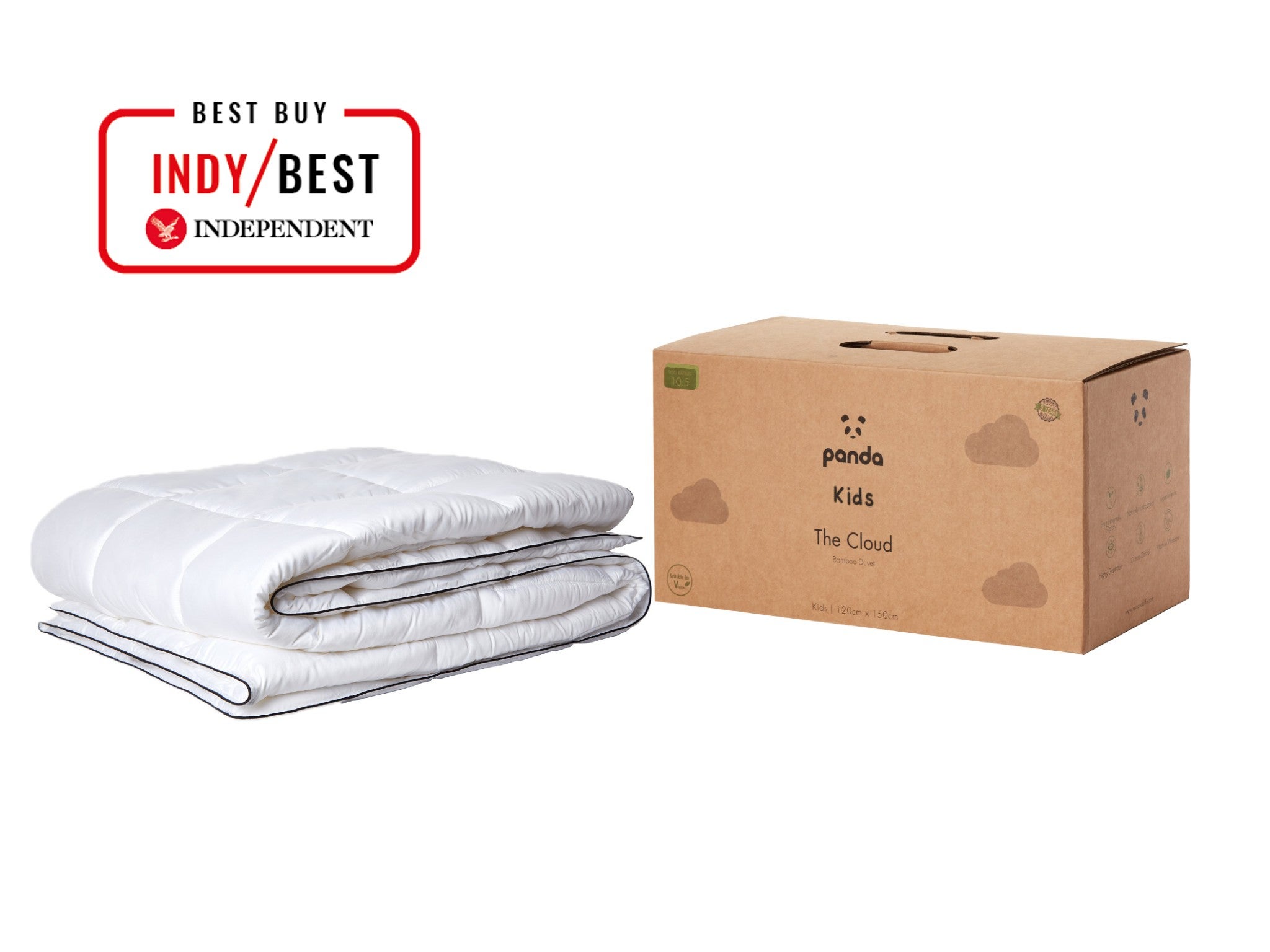 Panda kids cloud duvet indybest