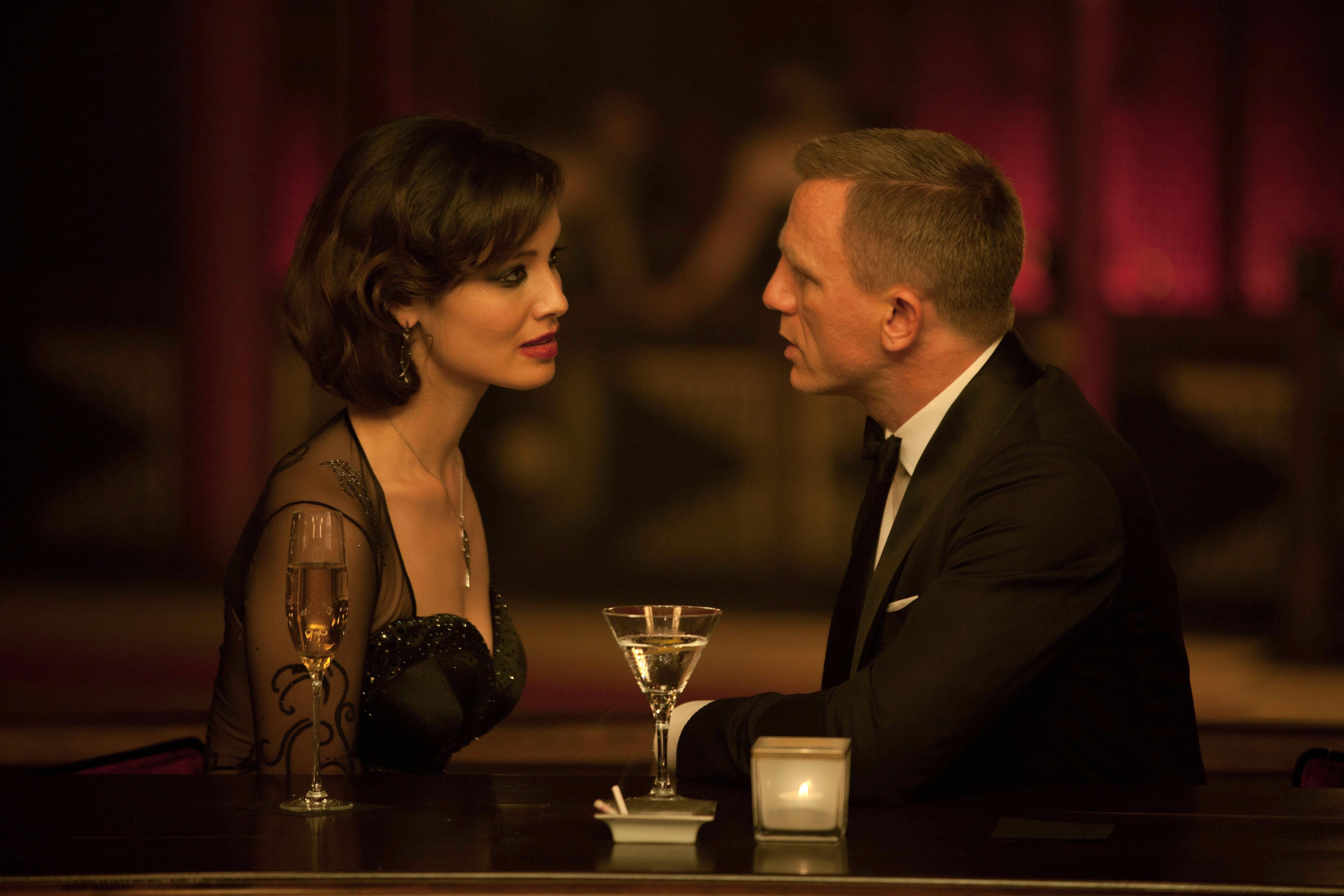 Berenice Marlohe as Severine opposite Craig in ‘Skyfall’, 2012