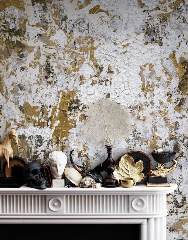 Organised chaos: Mantlepieces are perfect for displaying all those objects you’ve collected