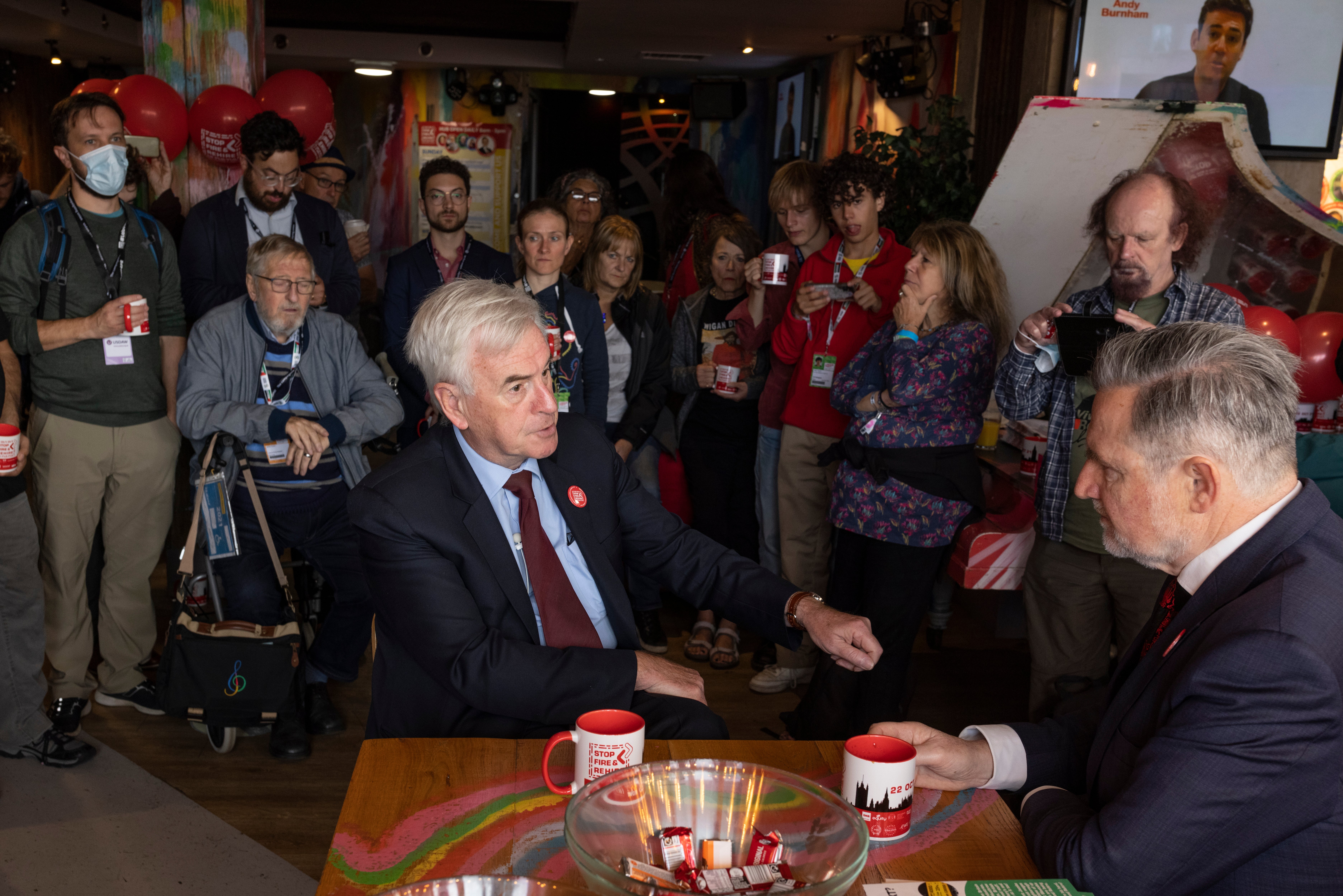 Ex-shadow chancellor John McDonnell and Barry Gardiner sit down for a Q&A session