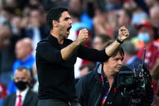 Mikel Arteta welcomes pressure to deliver success as Arsenal upturn gathers pace
