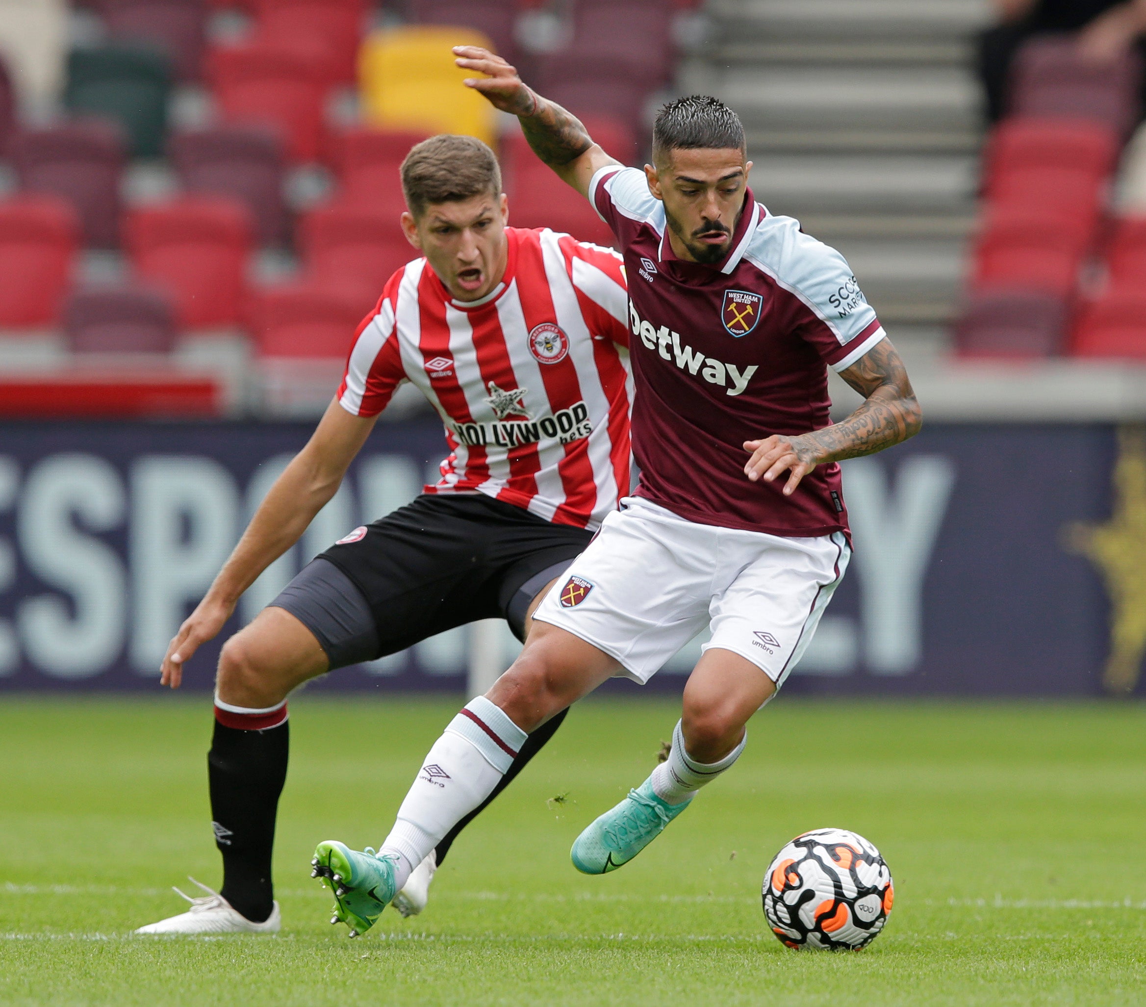 West Ham take on Brentford at the London Stadium