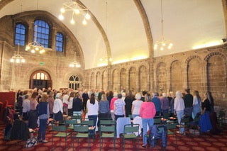 The Gloucester Choral Society rehearse ‘The Creation’ by Haydn, in preparation for their first performance this month