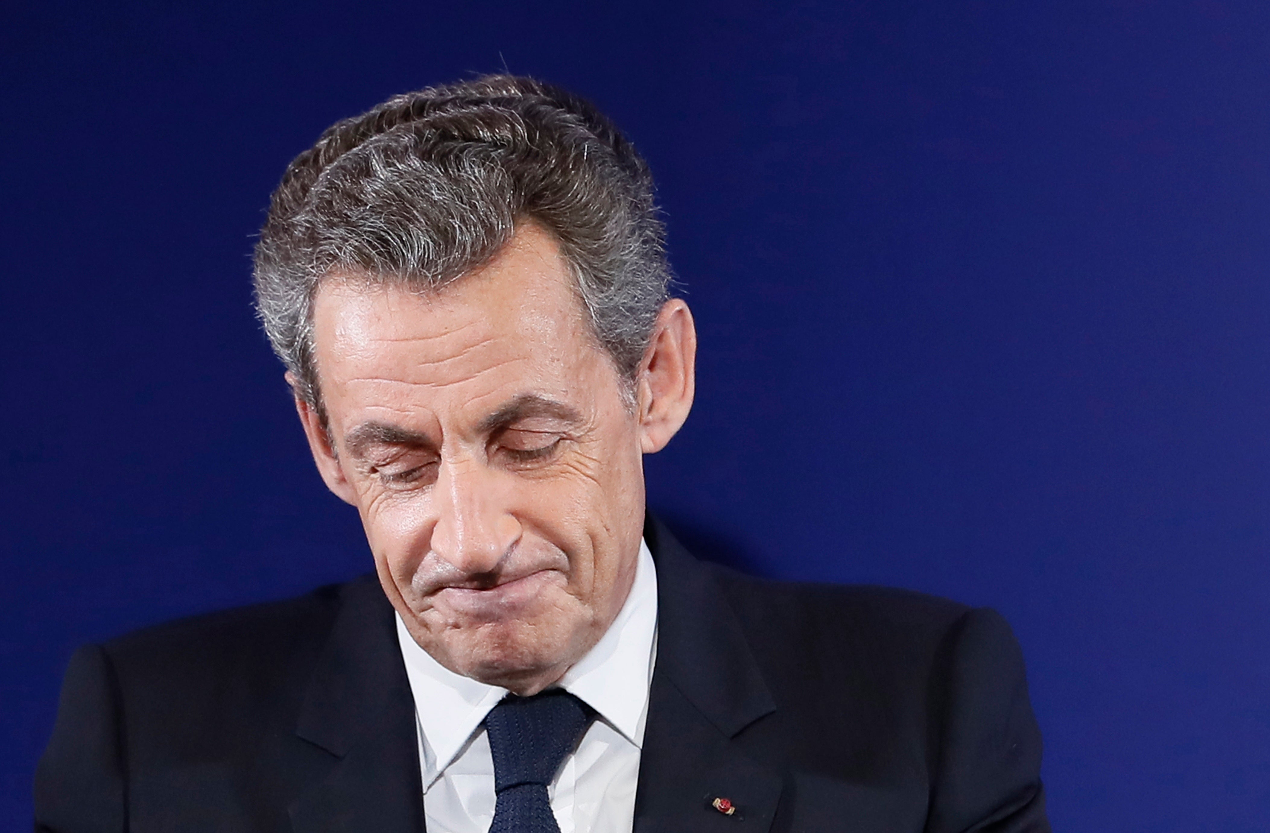 Former French president Nicolas Sarkozy