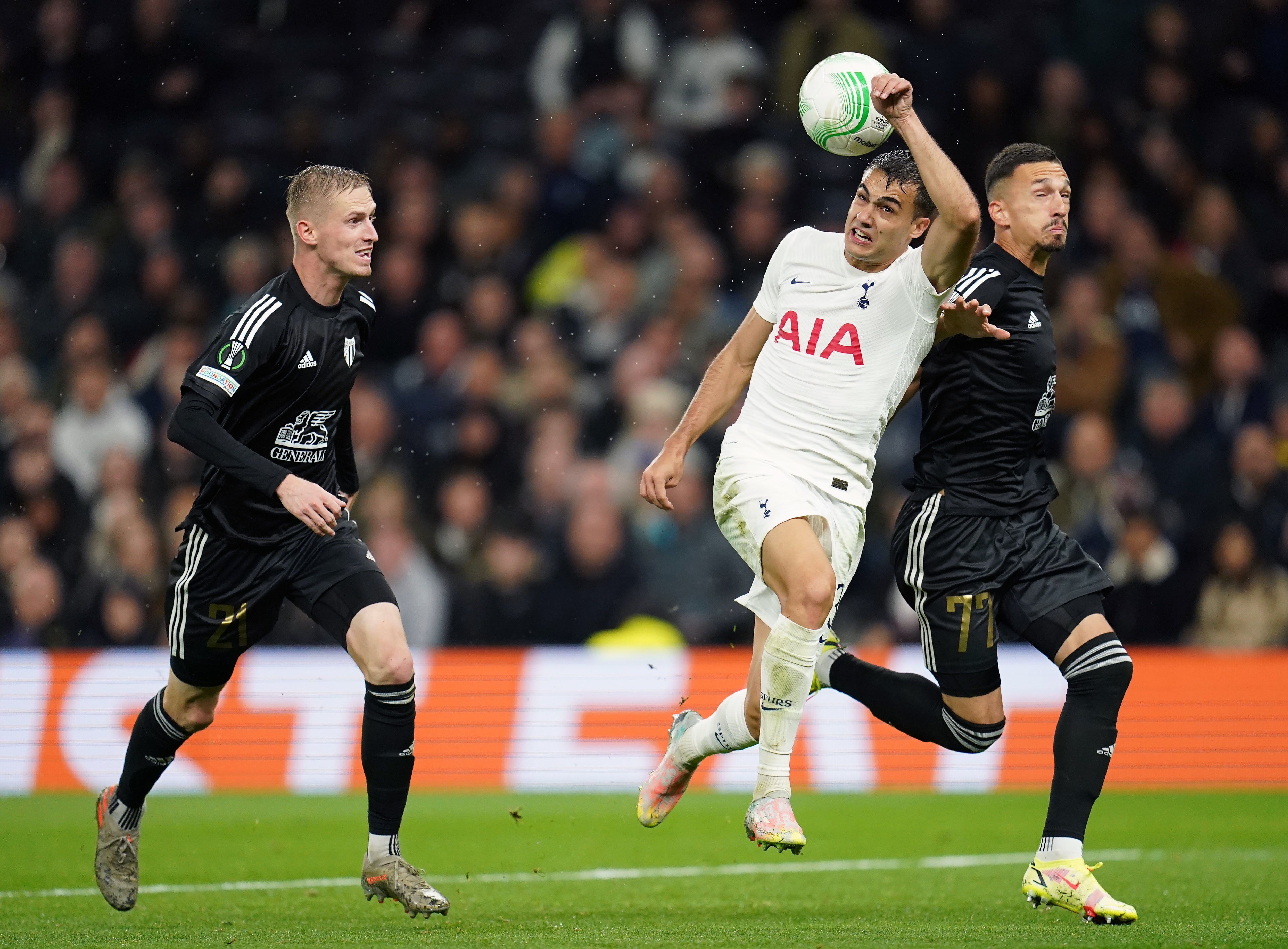 Giovanni Lo Celso was on target against Mura (Nick Potts/PA)