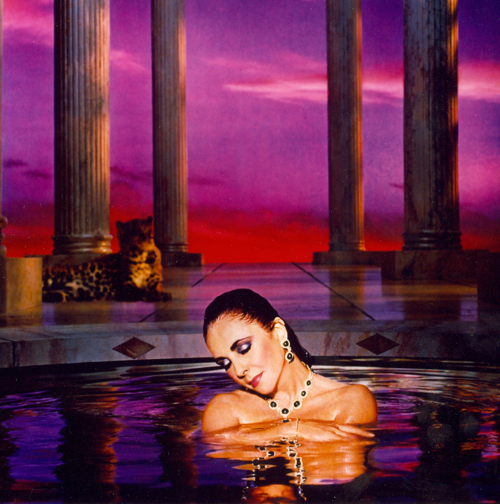 A 1989 image created for the launch of the Elizabeth Taylor’s Passion Body Riches line