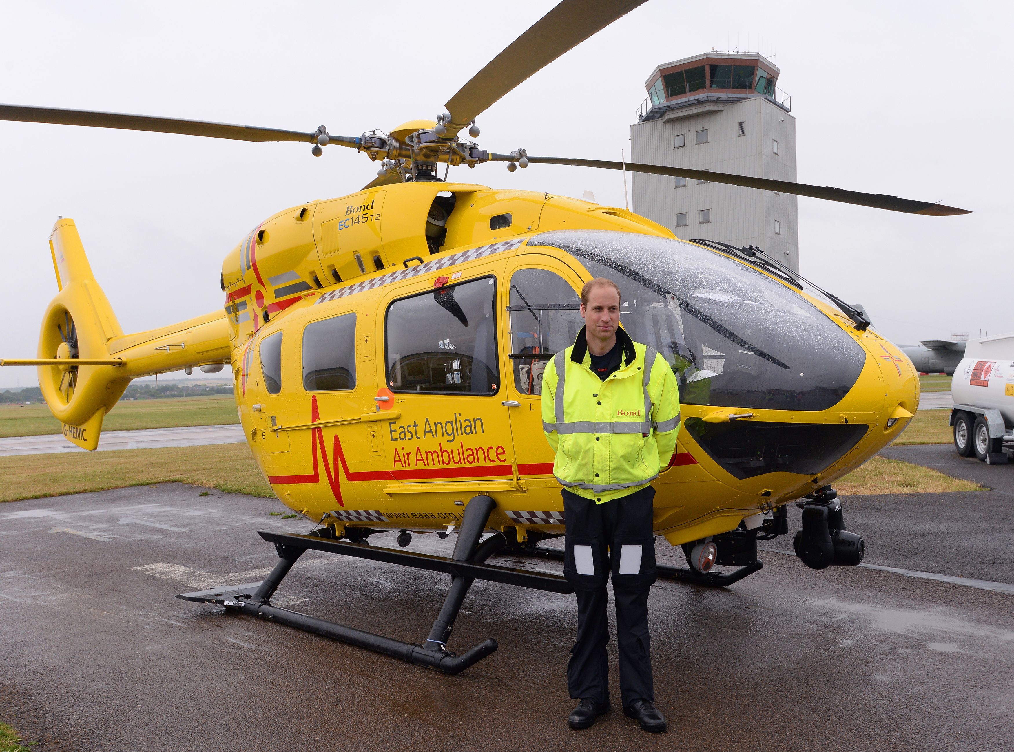 The Duke of Cambridge flew Helicopter Emergency Medical Service missions