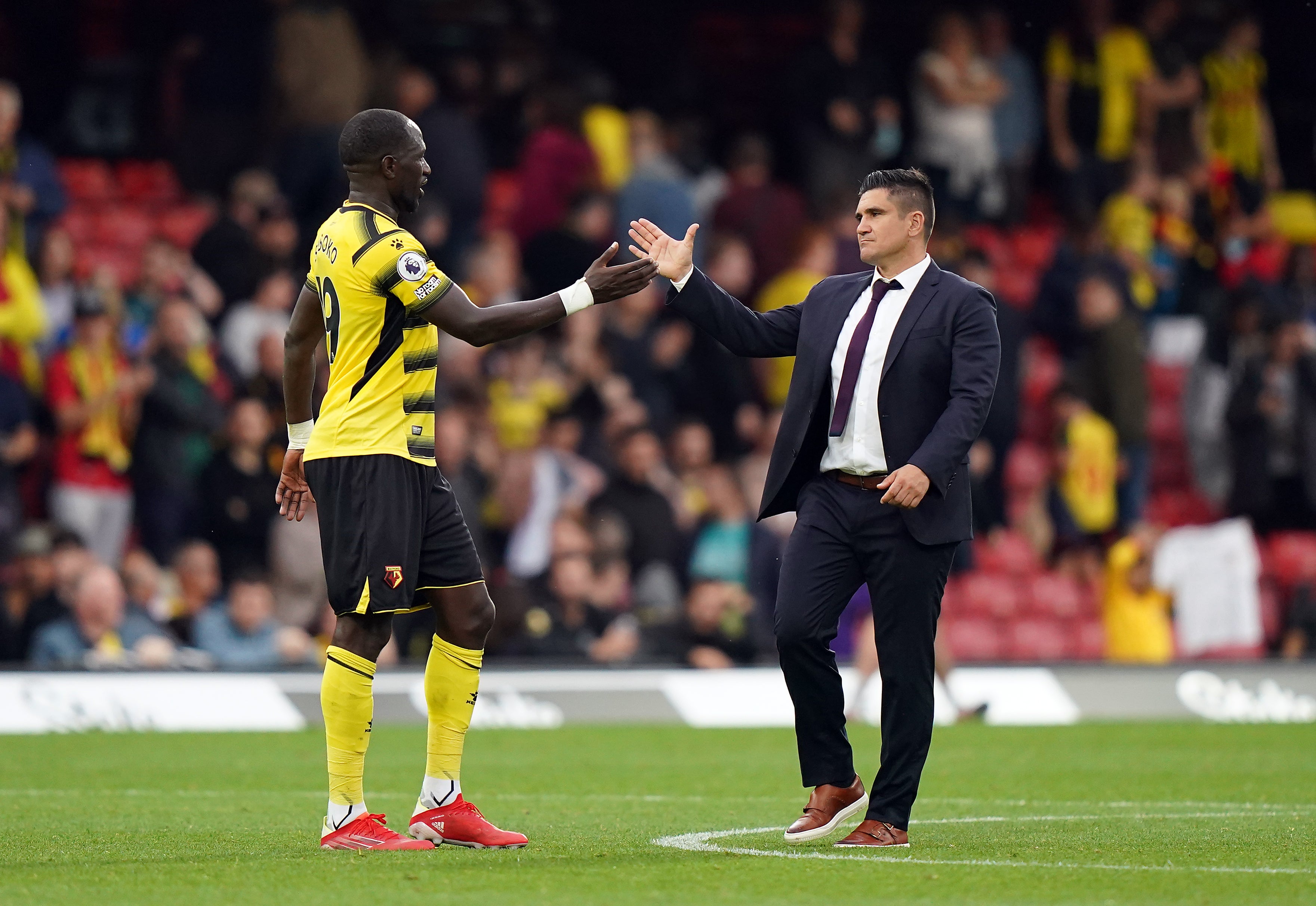 Watford manager Xisco Munoz wants his team to show their personality and character at Leeds (Tess Derry/PA)