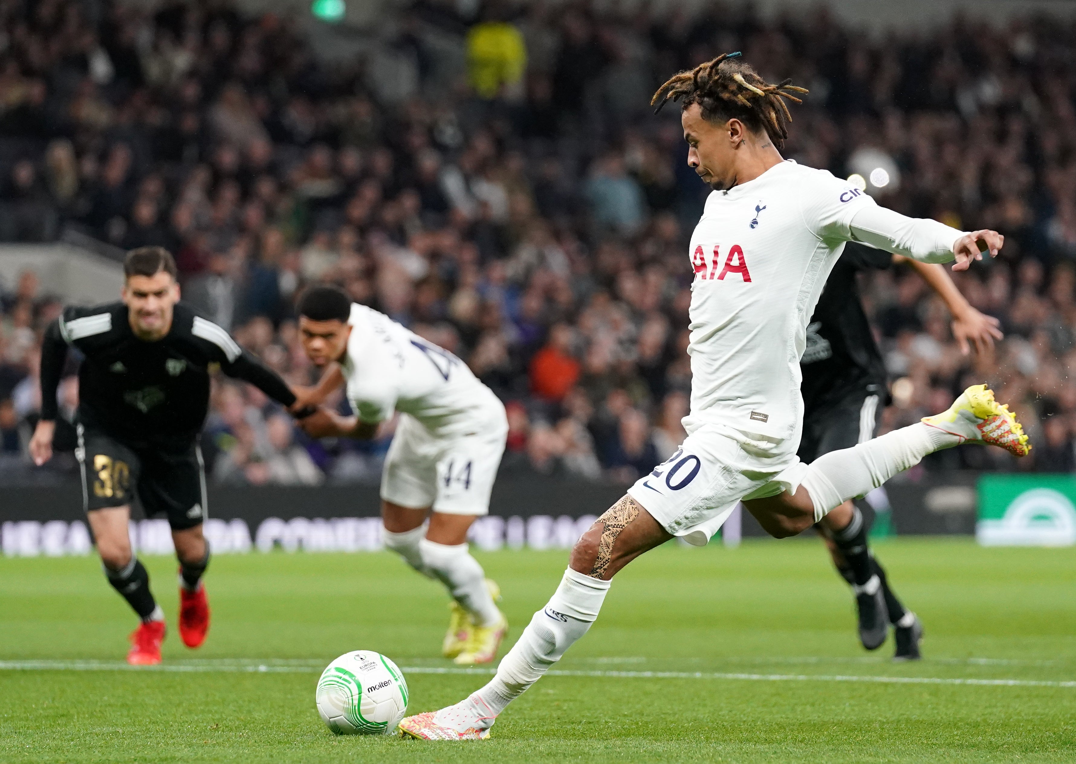 Dele Alli scored a penalty for Spurs in their 5-1 win over NS Mura on Thursday (Nick Potts/PA)