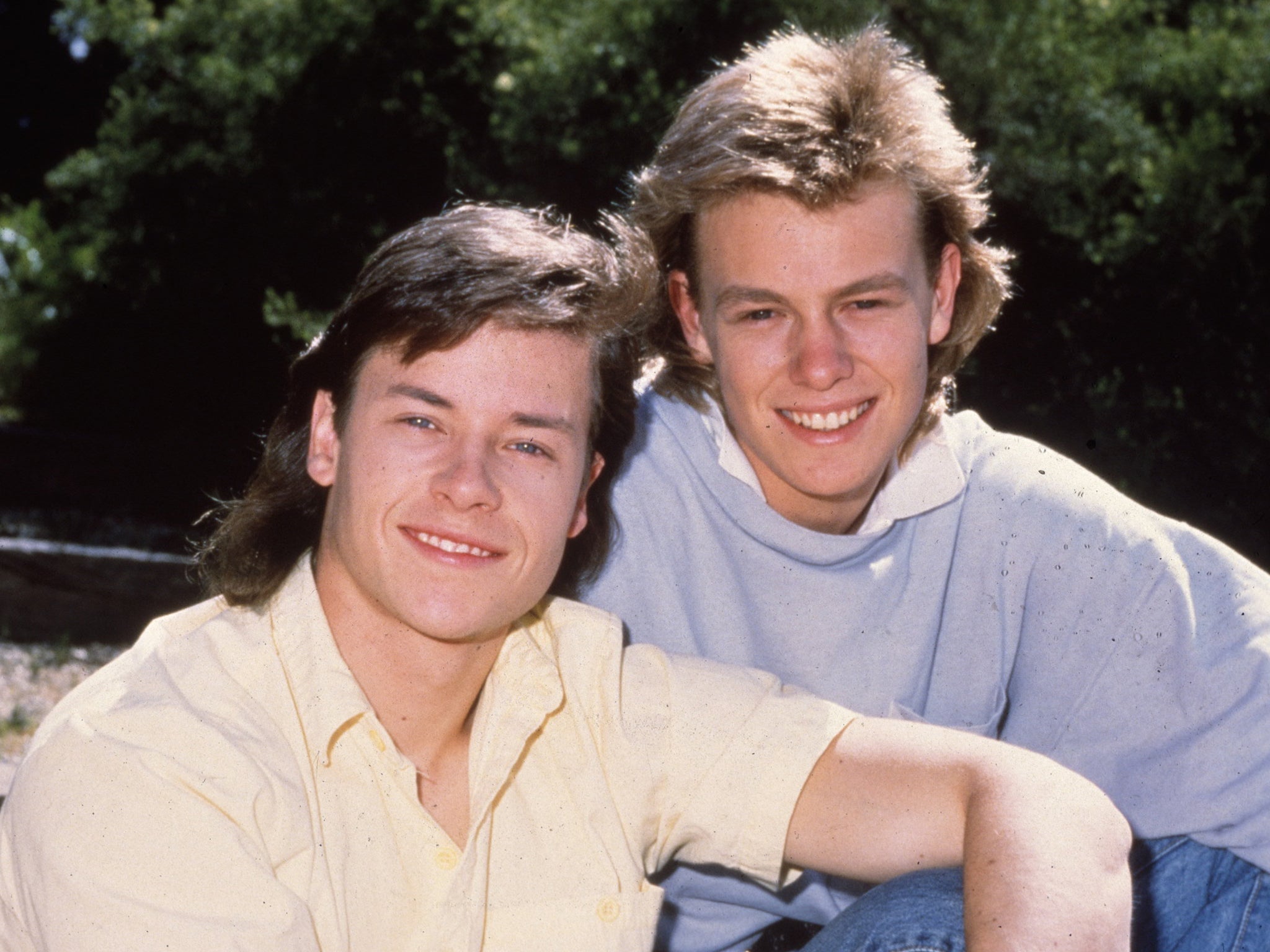 ‘Screaming girls chased us down the street’: Pearce and Jason Donovan in ‘Neighbours'