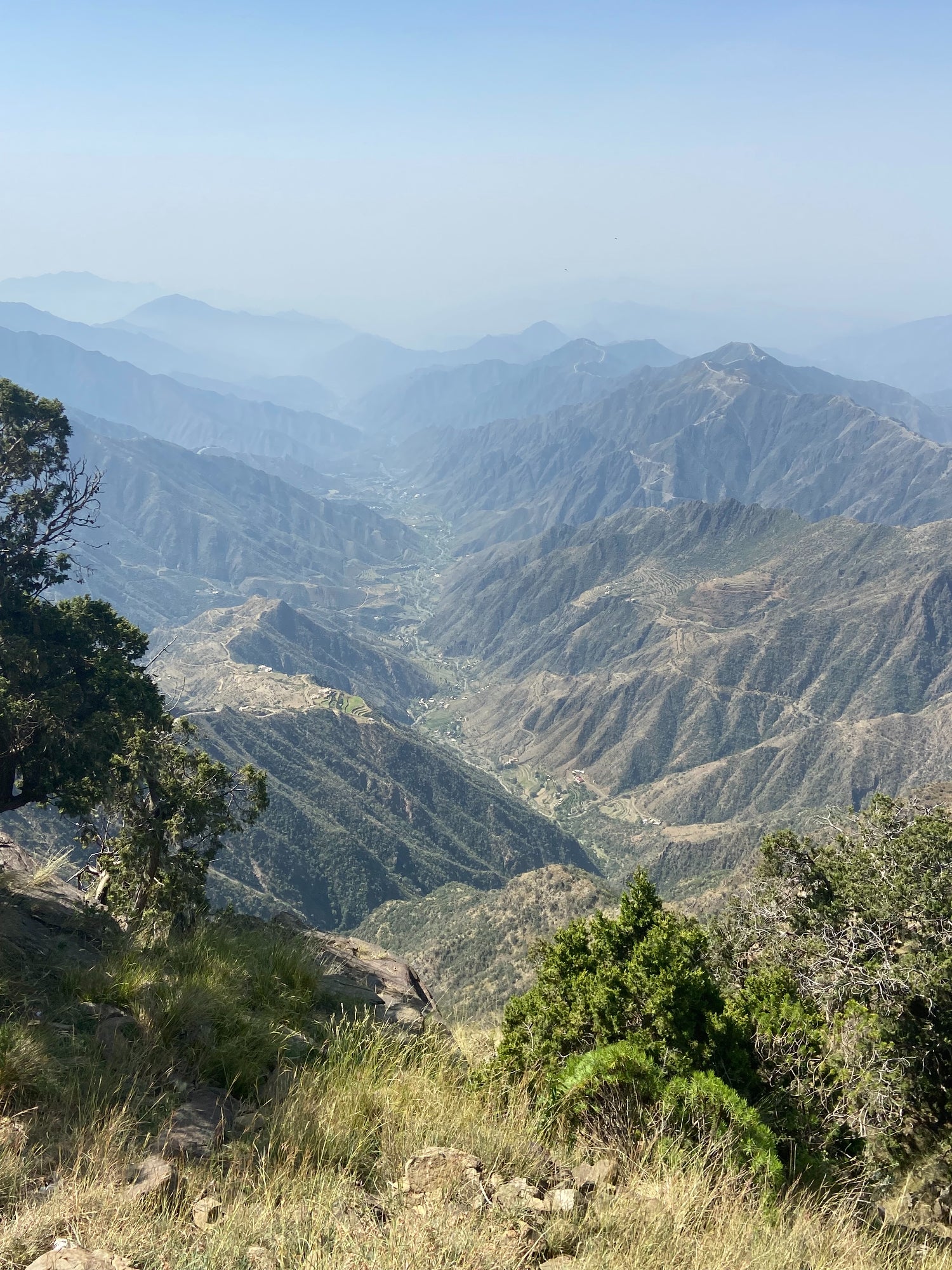 The mountains of Al Soudah in the Asir region