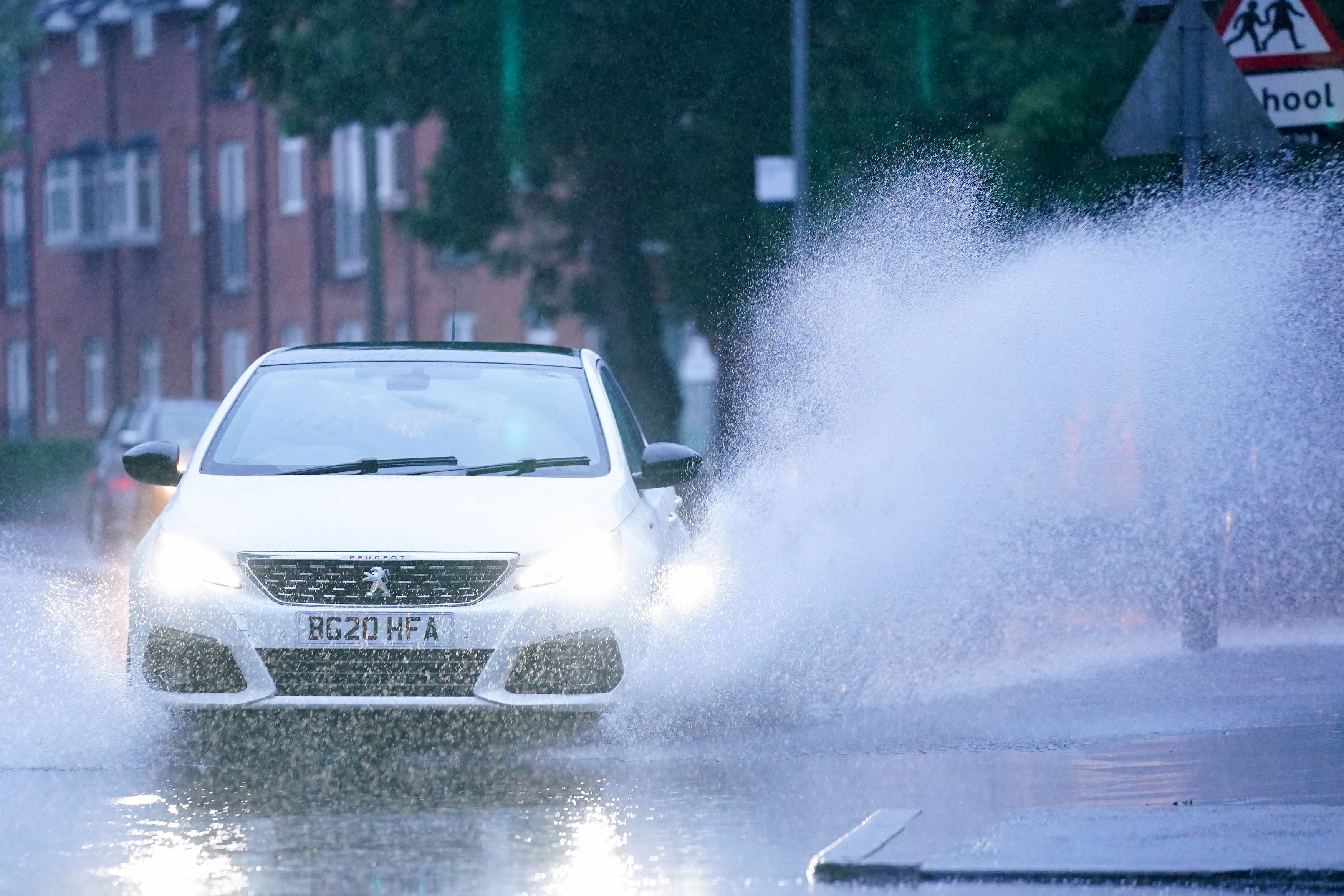 Heavy rain to hit the north of England, following flash floods in south.