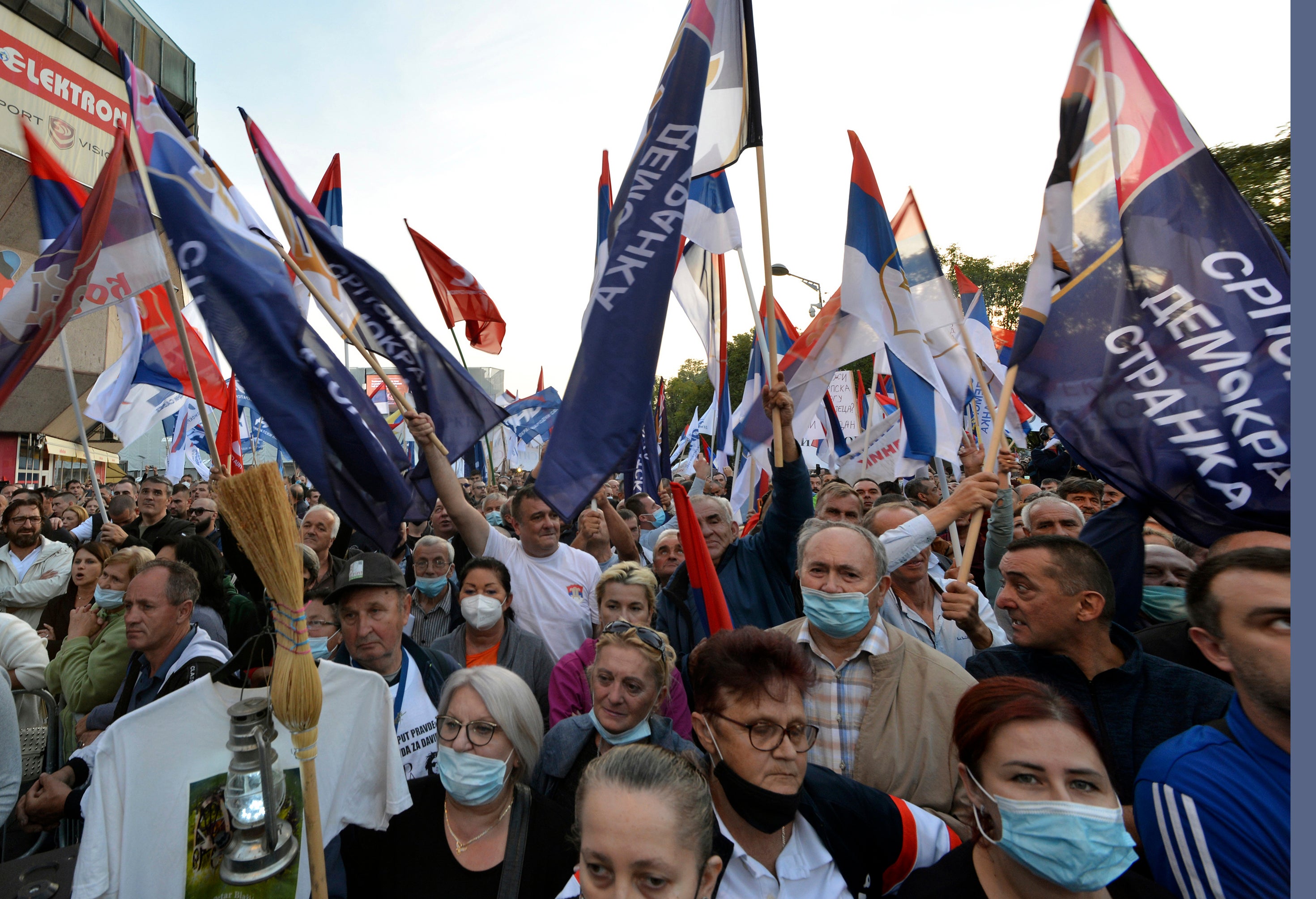 Bosnia Protest