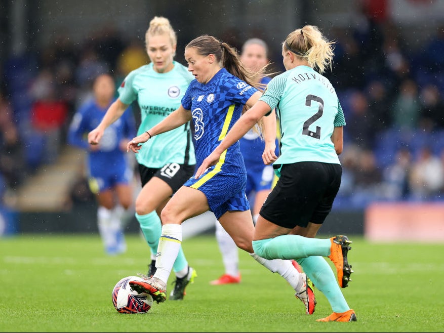 Fran Kirby assisted all three of Chelsea’s goals against Brighton