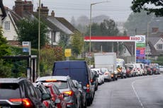 Boris Johnson admits he has known of lorry driver shortage for ‘long, long, long’ time