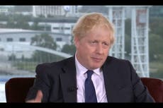 ‘Inappropriate’ to stop £20 cut to Universal Credit, says Boris Johnson