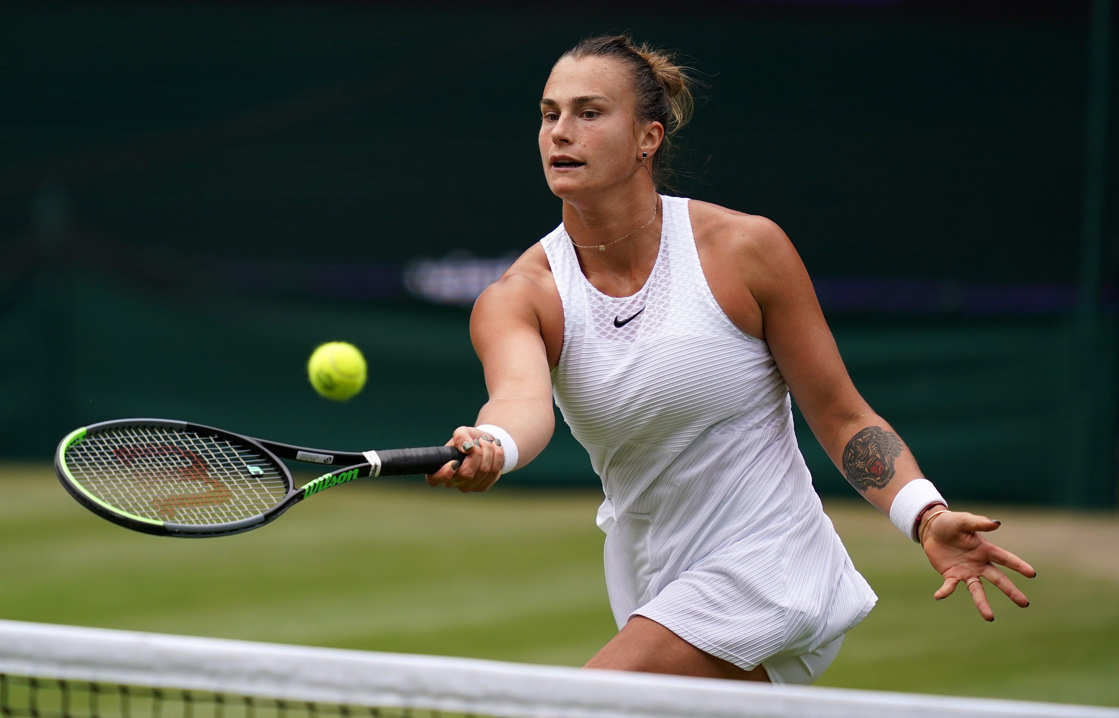 Aryna Sabalenka has tested positive for coronavirus (John Walton/PA)