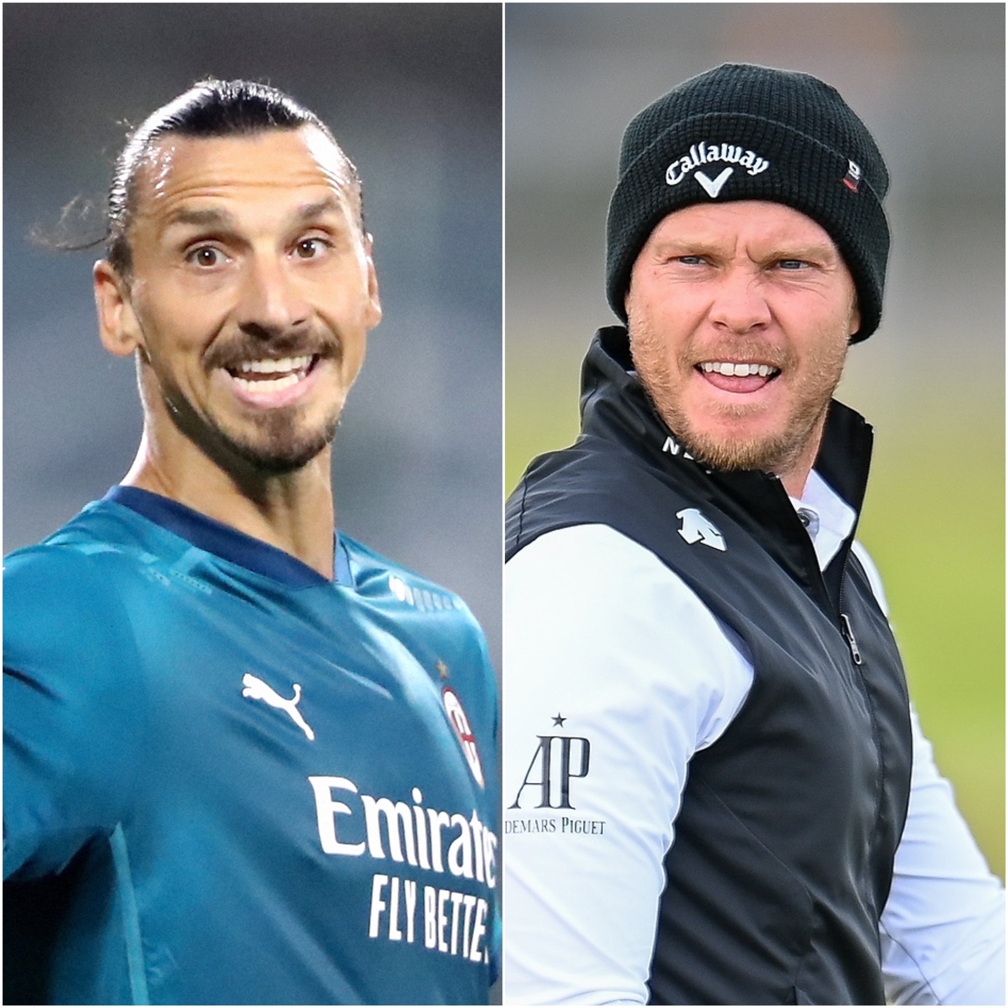 Zlatan Ibrahimovic and Danny Willett both celebrated their birthdays on Sunday (Niall Carson/ Malcolm Mackenzie/PA)