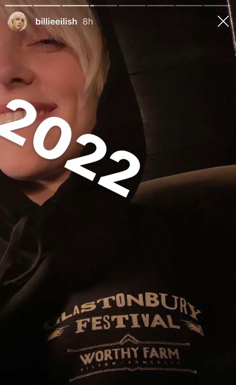 Eilish confirmed on Instagram that she would play at next year’s event