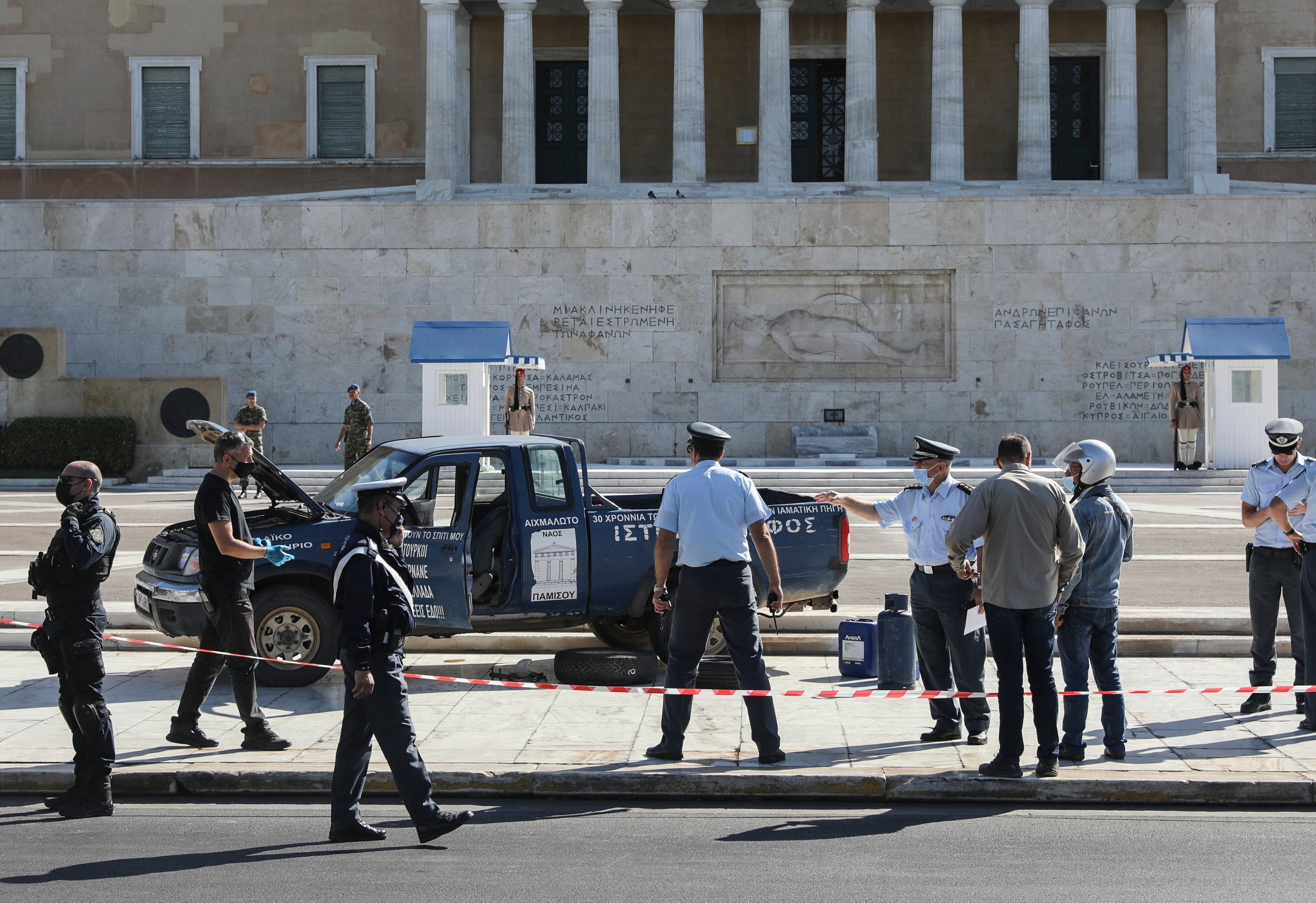 Greece Truck Scare