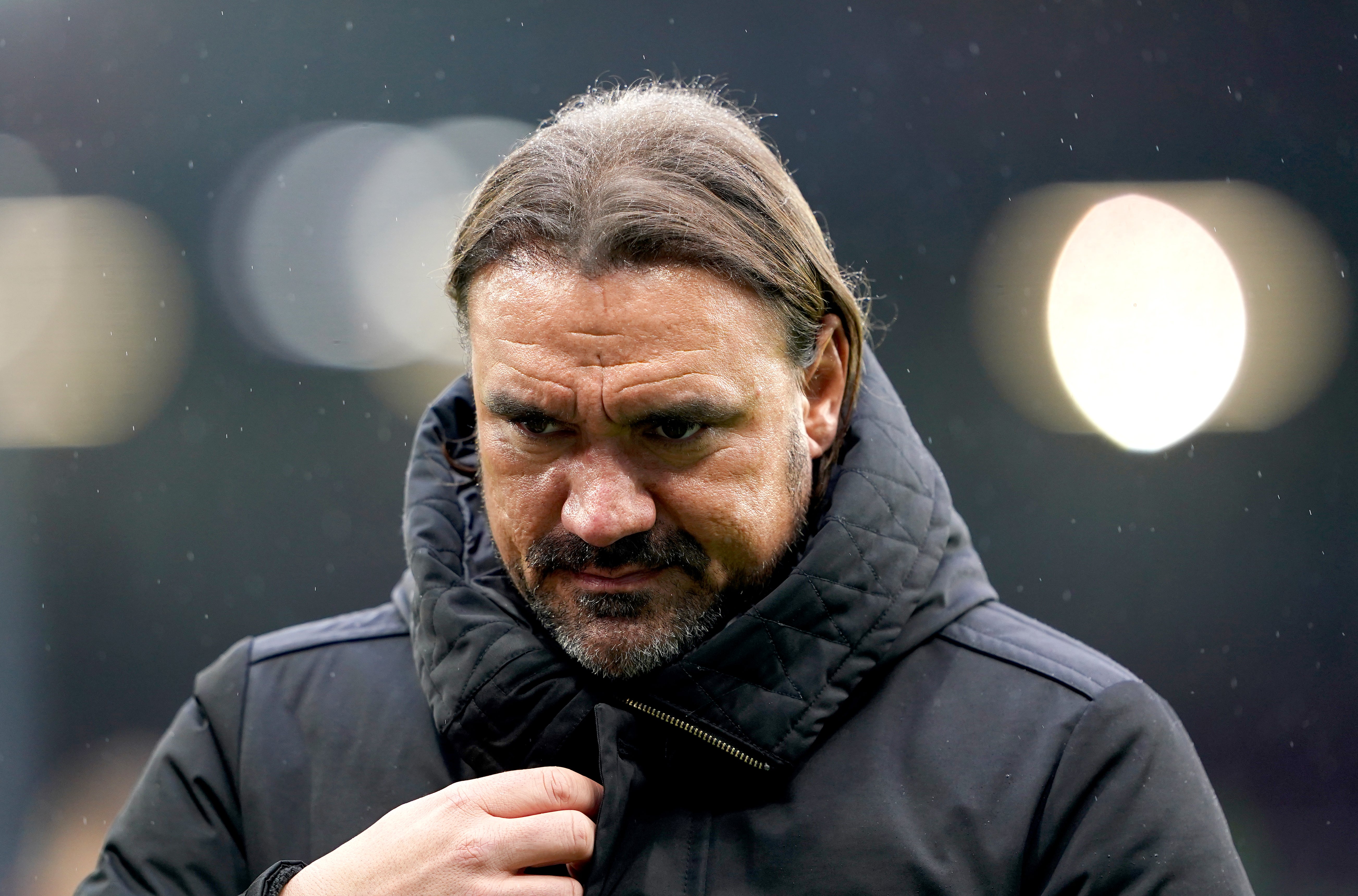 Daniel Farke’s Norwich collected their first Premier League point of the season at Burnley on Saturday (Zac Goodwin/PA)