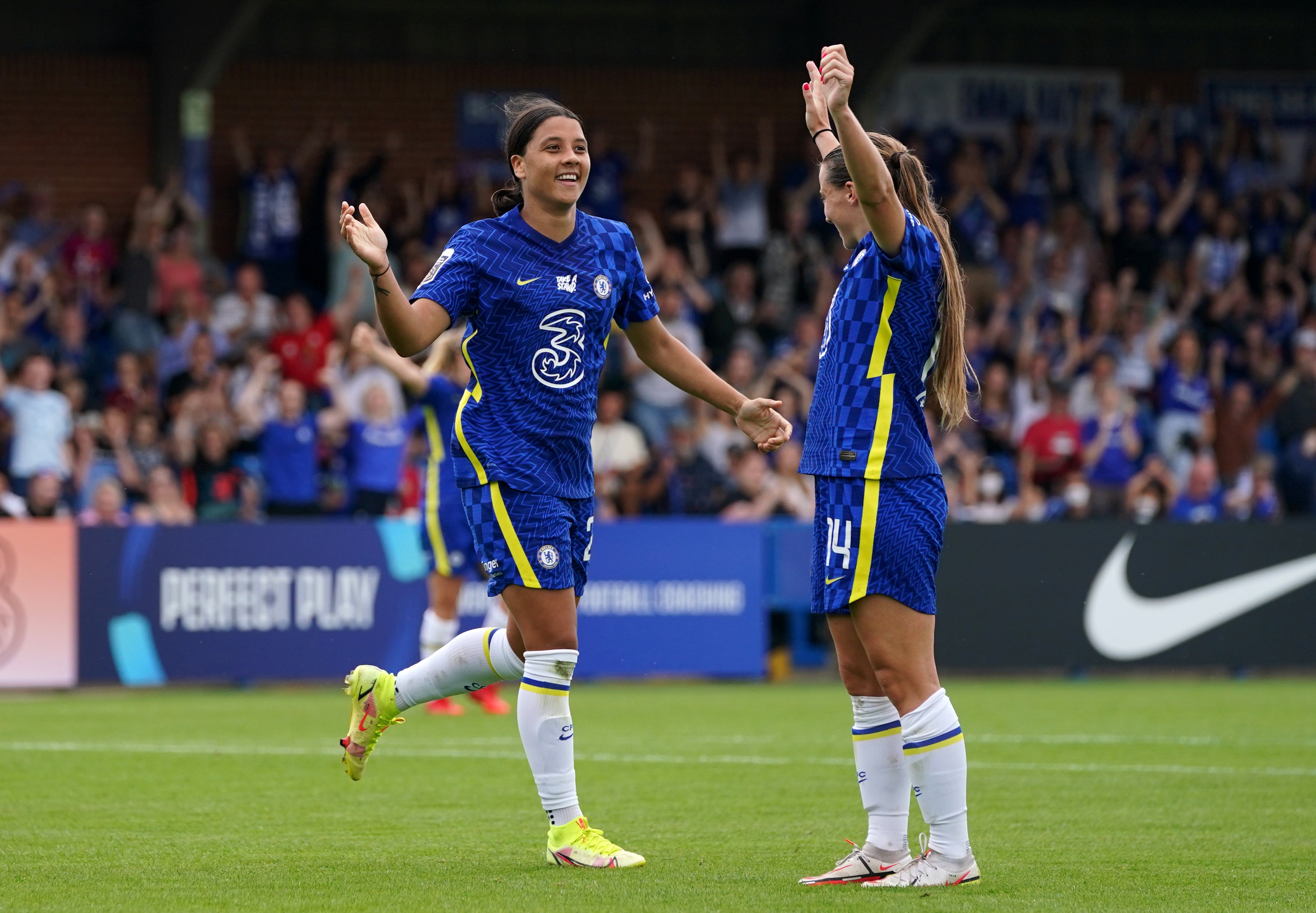 Sam Kerr and Fran Kirby have been key for Chelsea (Gareth Fuller/PA)