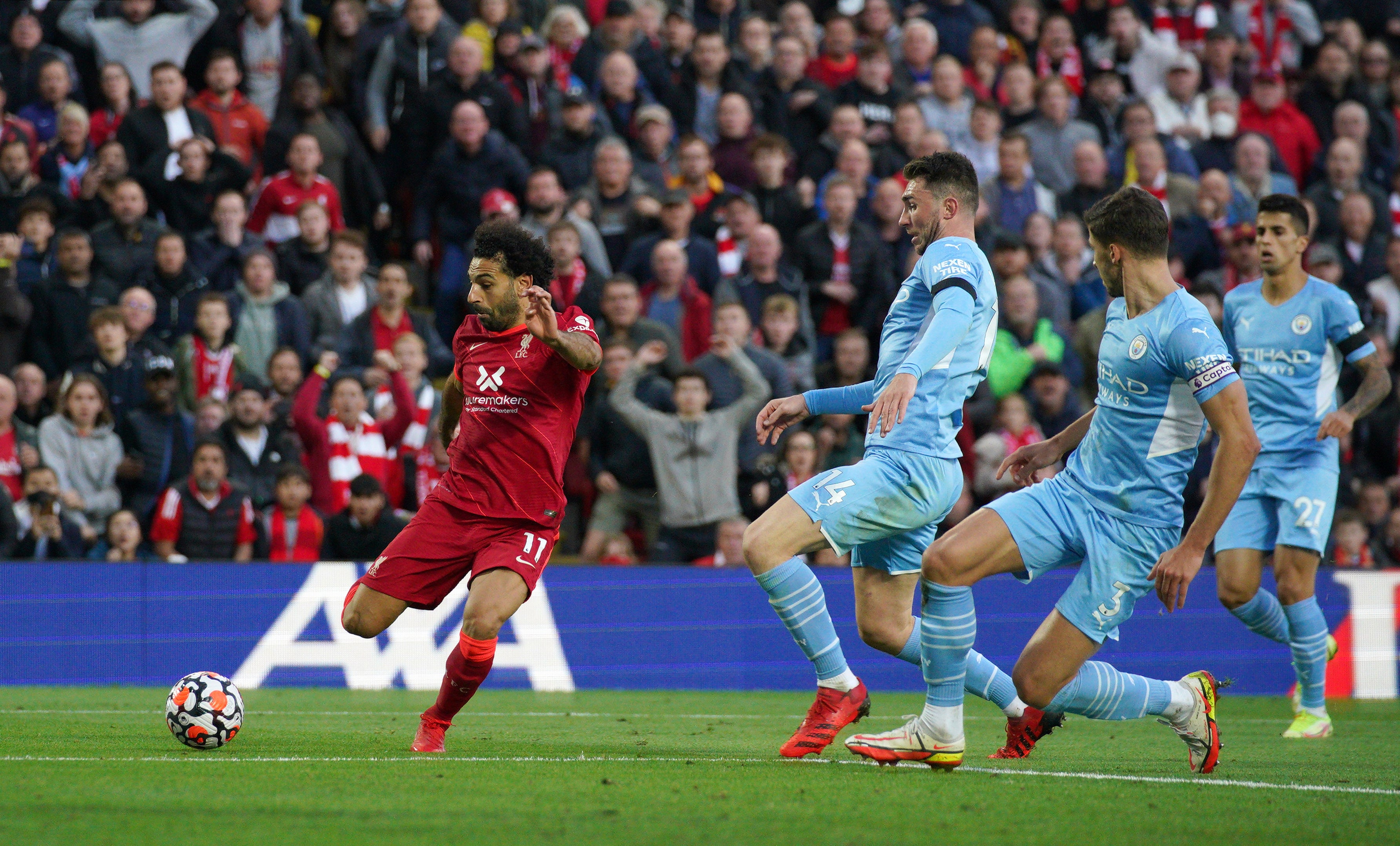 Liverpool forward Mohamed Salah has had his best goalscoring start to his Liverpool career (Peter Byrne/PA)