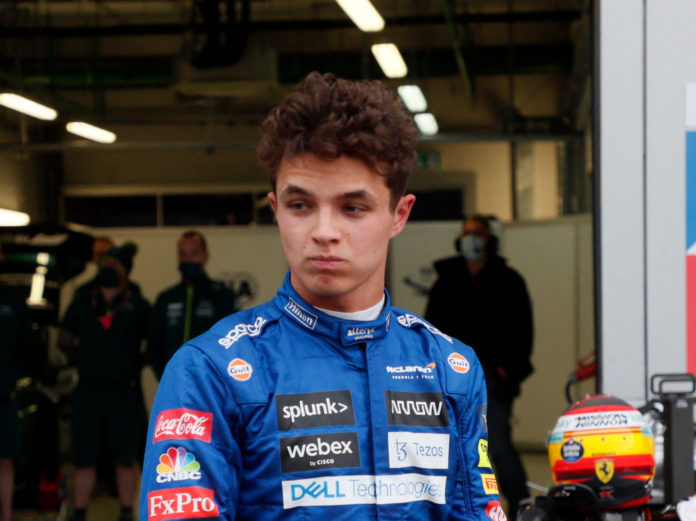 Lando Norris ahead of the Russian Grand Prix