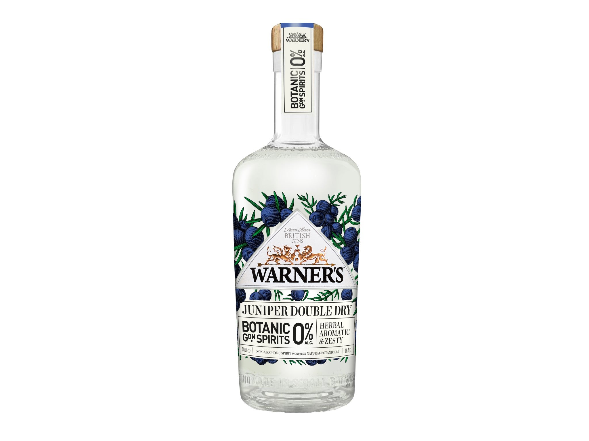 Warner’s juniper double dry, 50cl  indybest