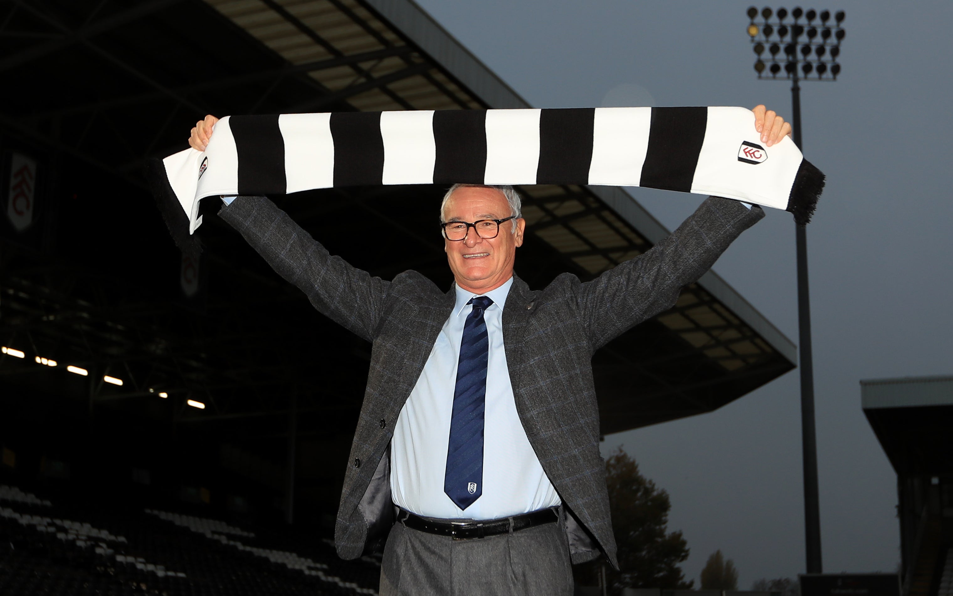 Claudio Ranieri was unveiled at Fulham in 2018 (Simon Cooper/PA)