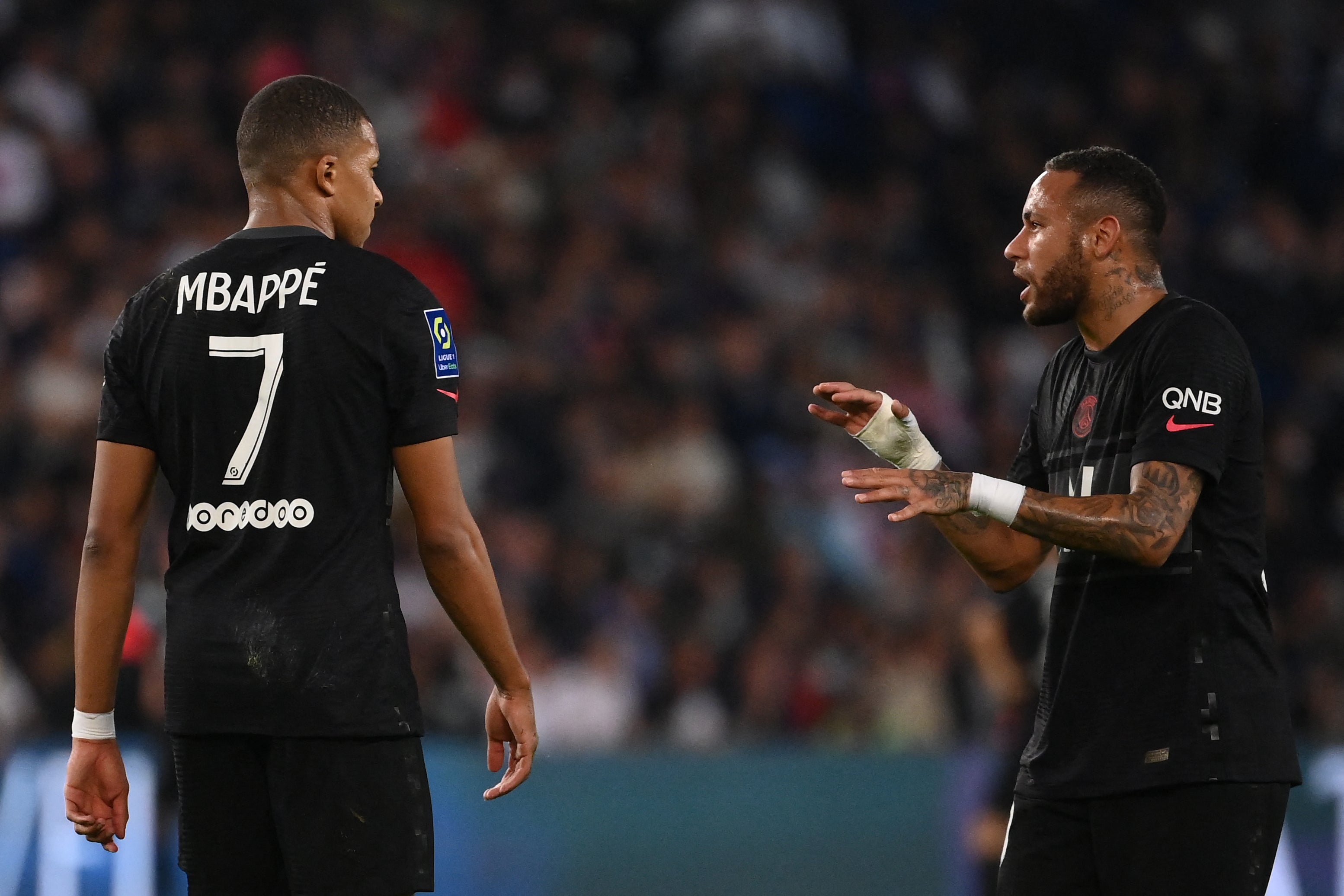 Kylian Mbappe and Neymar’s rift followed a 2-0 win over Montpellier