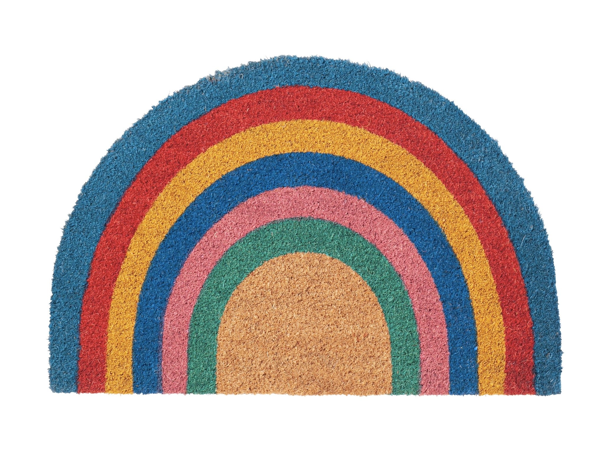 Perfect Personalised Gifts rainbow coir doormat indybest