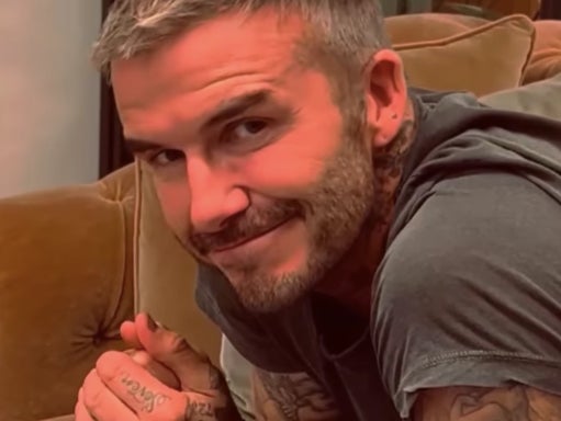 David Beckham listens back to one of his most famous moments