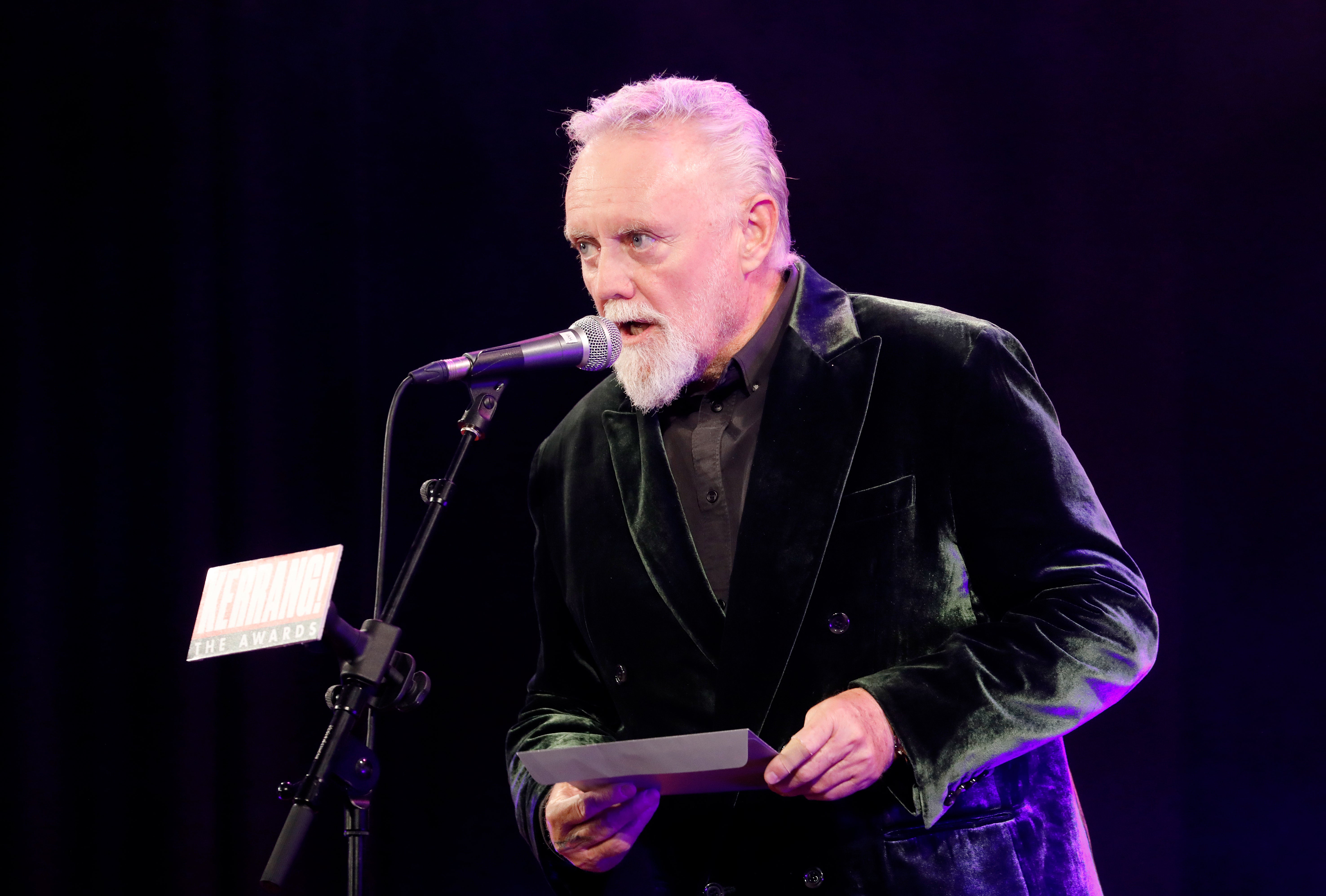 File photo dated 19/06/19 of Queen drummer Roger Taylor who took to the stage wearing a scuba mask in footage from a recent concert in Australia that was plagued by rain.