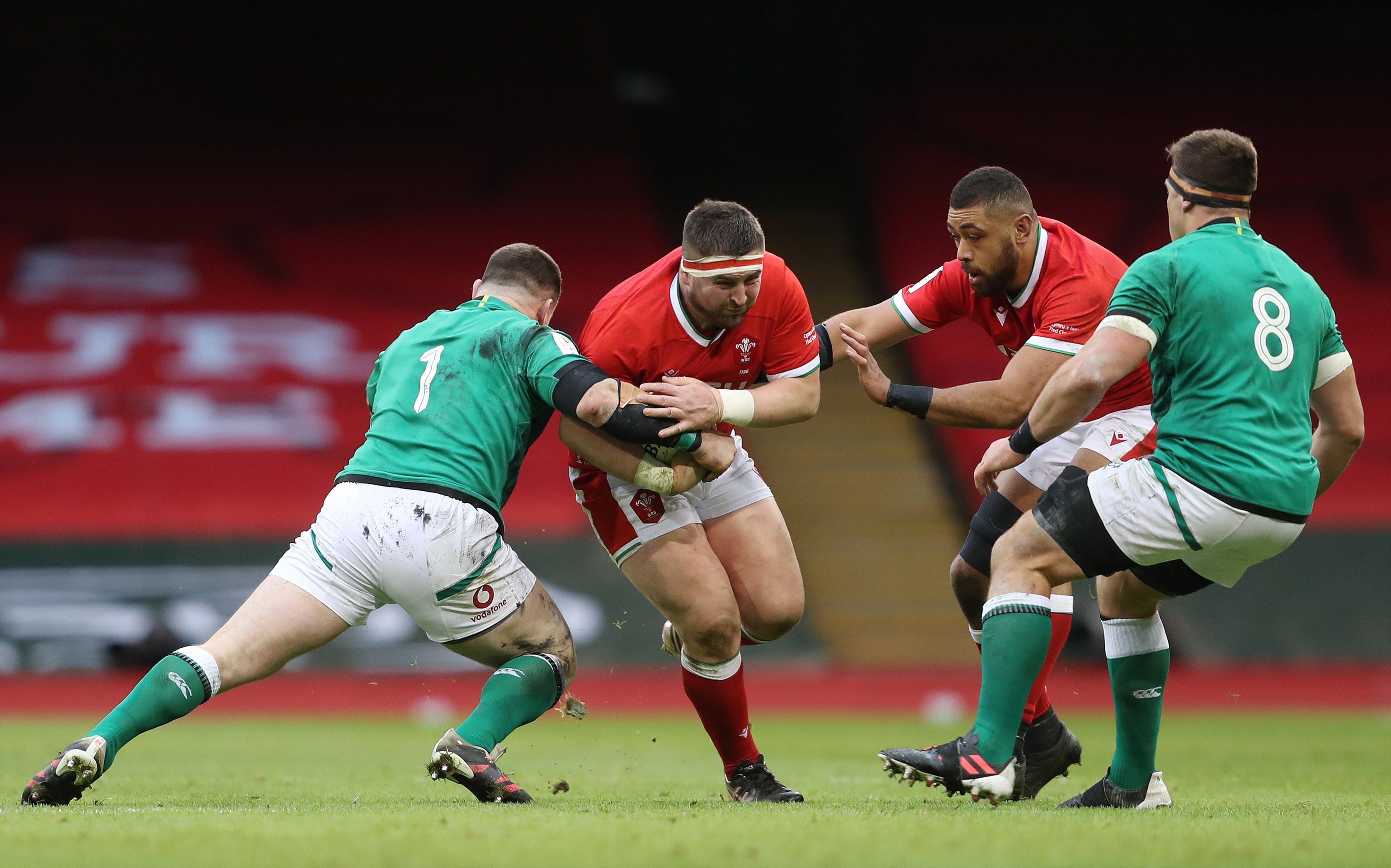 Wales or Ireland could have to wear a change kit if they meet in the 2027 Rugby World Cup (David Davies/PA)