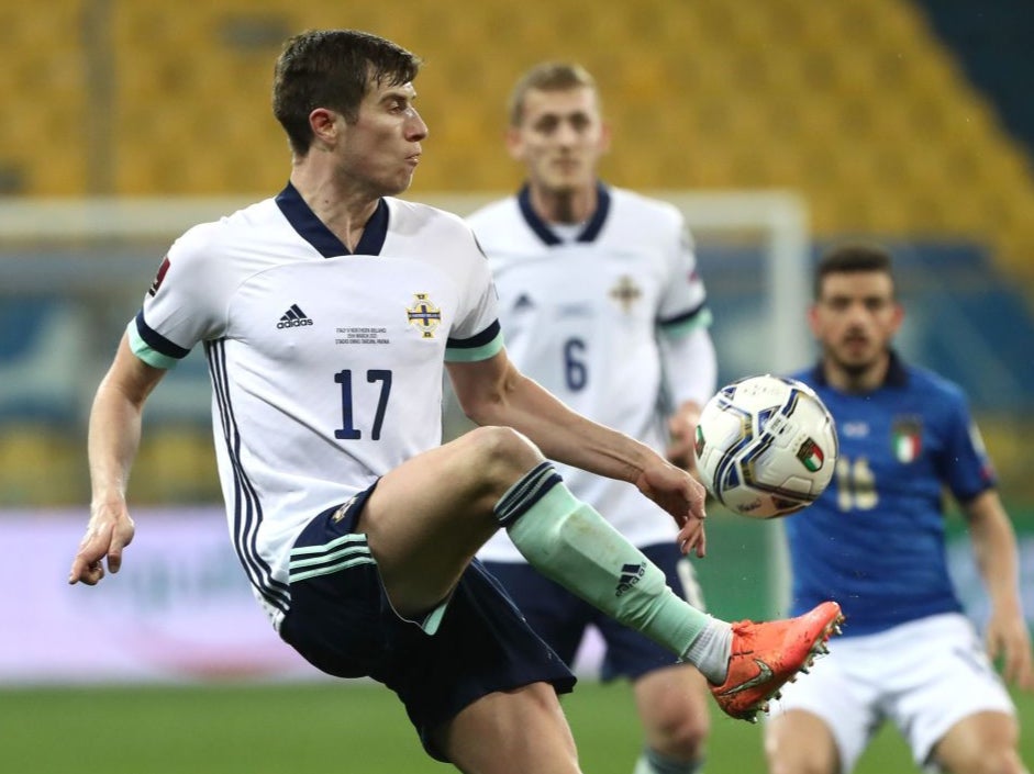 Paddy McNair of Northern Ireland