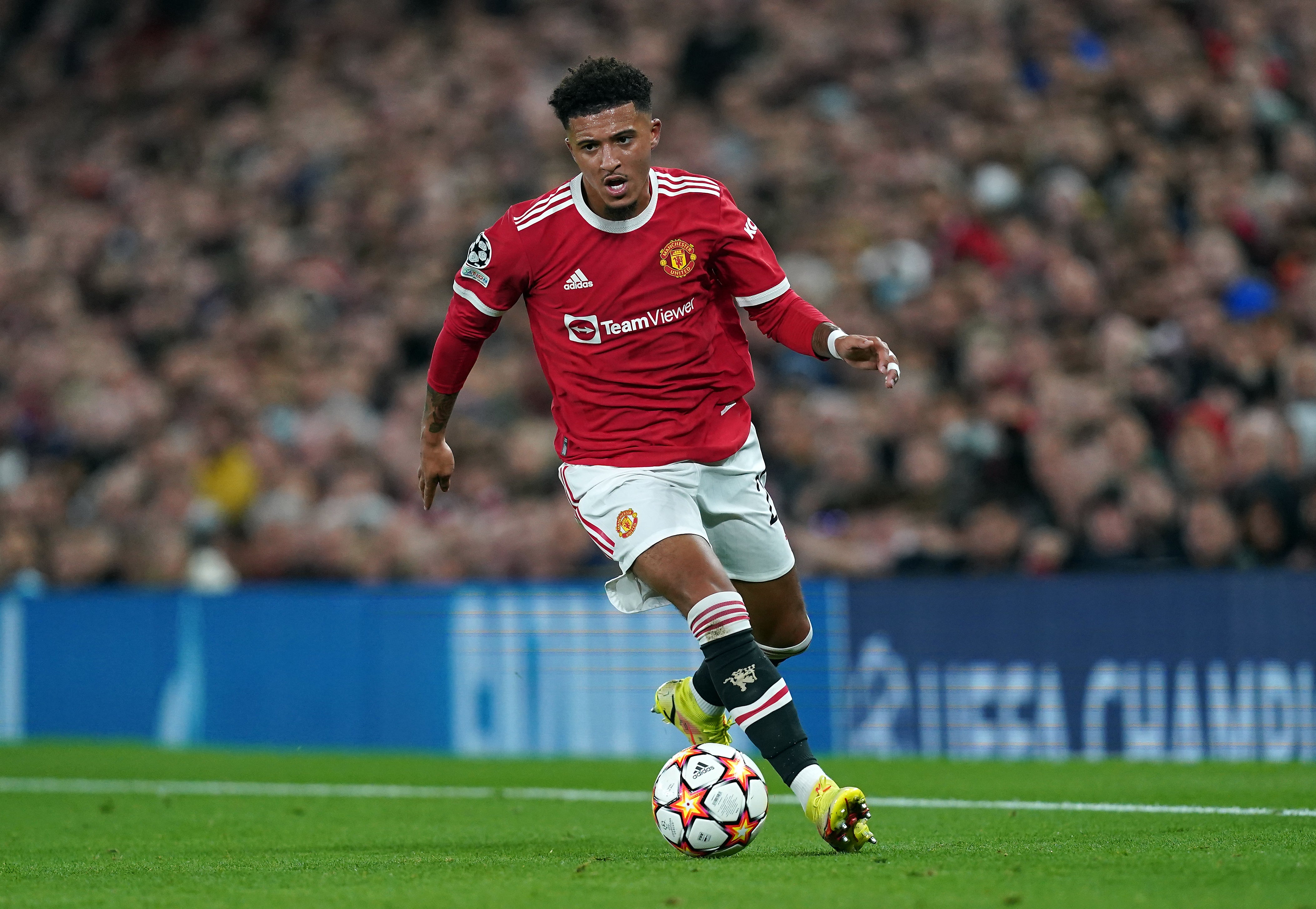 Jadon Sancho has struggled since signing for Manchester United (Martin Rickett/PA)