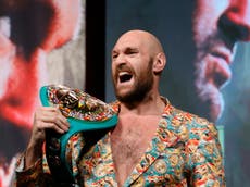 Tyson Fury says Deontay Wilder face-off was halted to stop him headbutting him