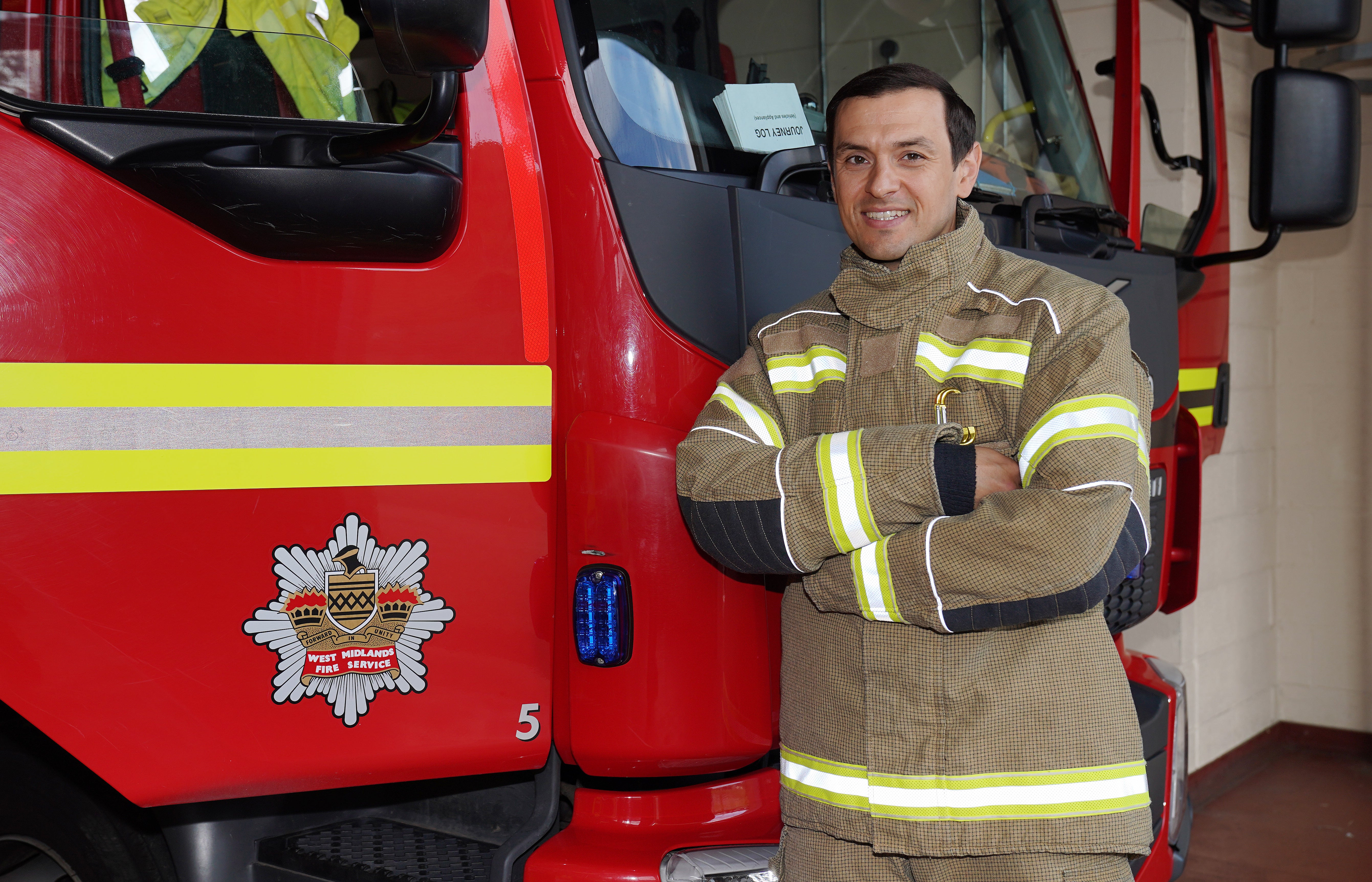 Alex Nicholls has become a firefighter after retiring from football (David Davies/PA)