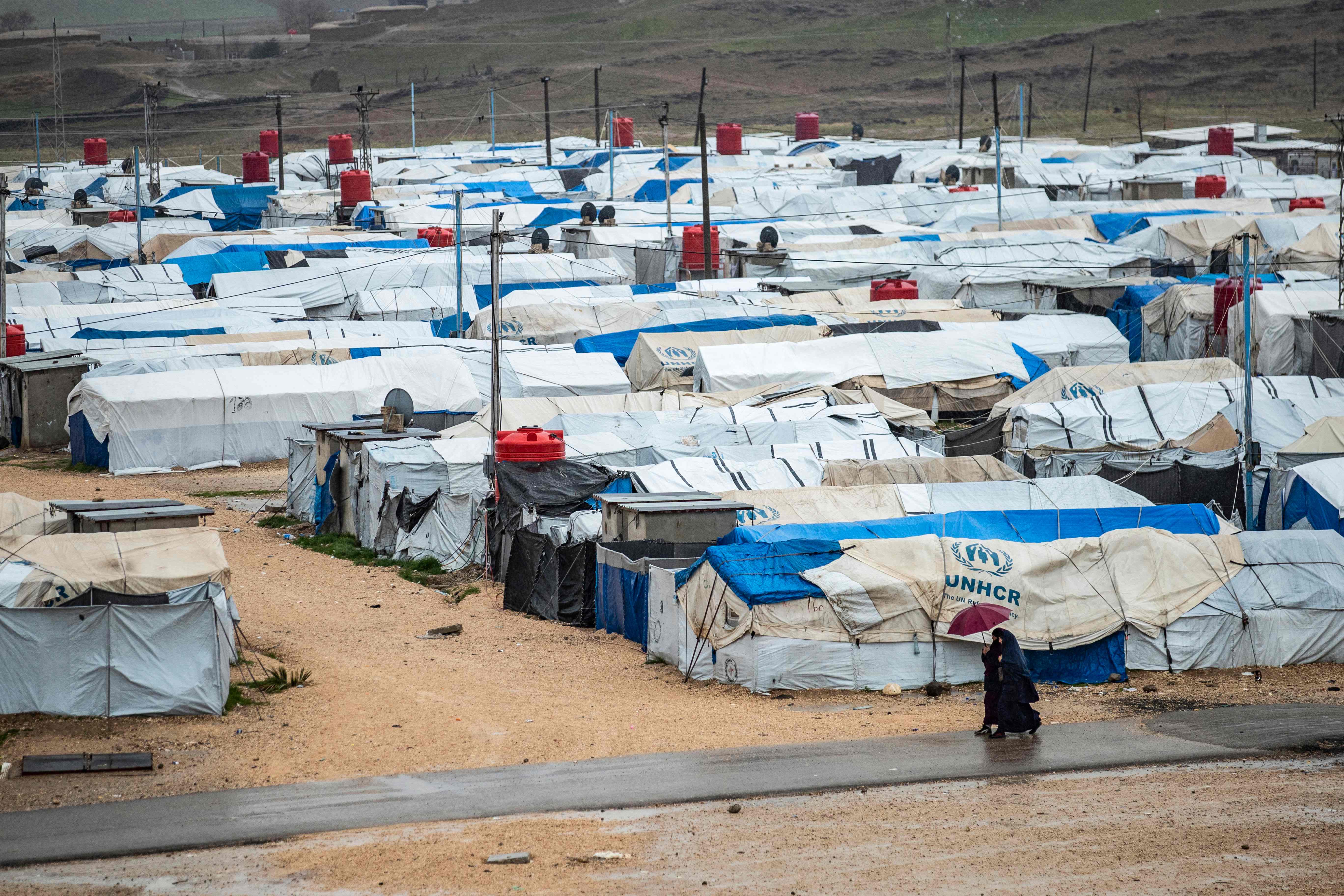 Camp Roj, where relatives of people suspected of belonging to Isis are held