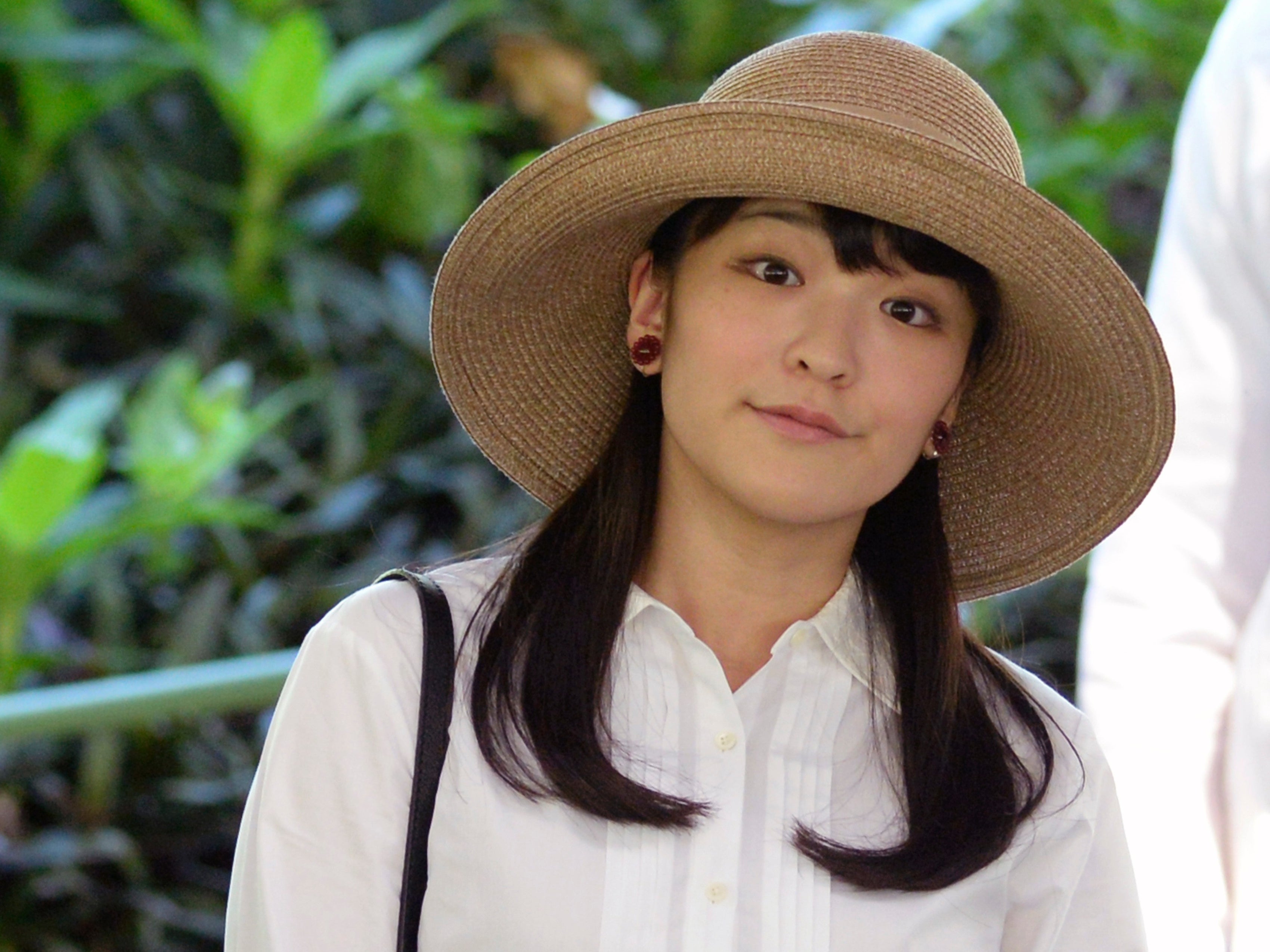 Princess Mako on a visit to the Joya de Ceren archaeological site in El Salvador in 2015